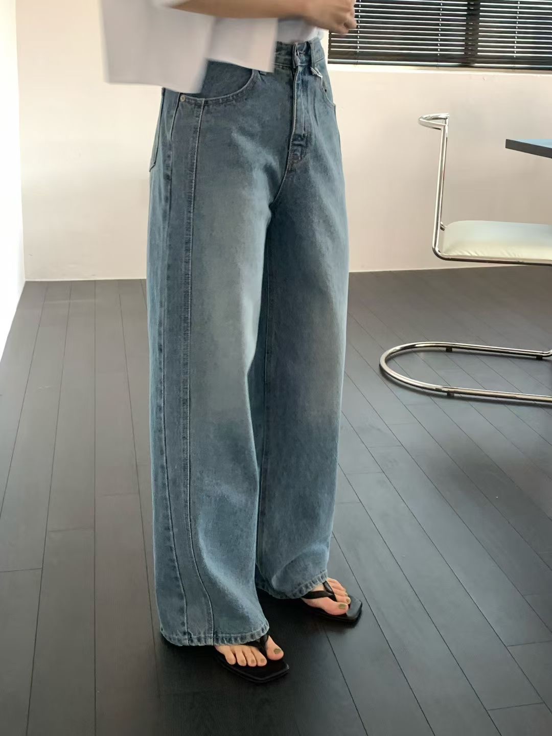 OBOE東大門實拍女士新品熱賣26春夏職業人氣時尚推薦牛仔褲OBOE牛仔褲