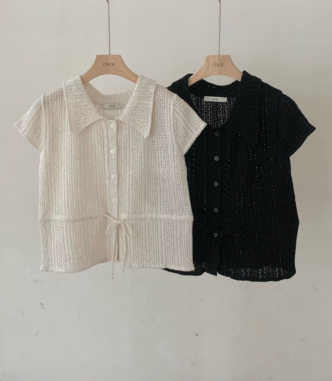 OBOE韓國代購女裝新品真品休閑時尚熱賣26春夏職業針織衫OBOE針織衫
