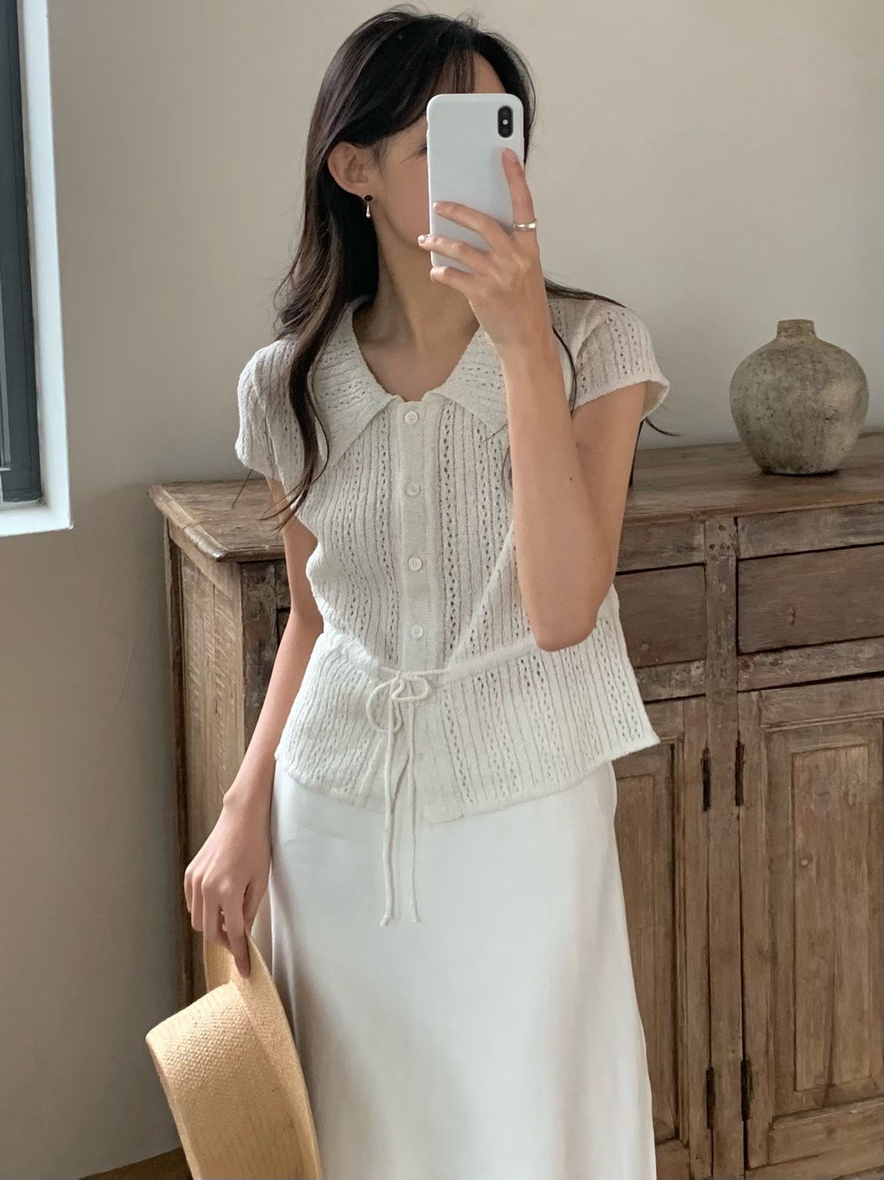 OBOE韓國代購女裝新品真品休閑時尚熱賣26春夏職業針織衫OBOE針織衫圖色1