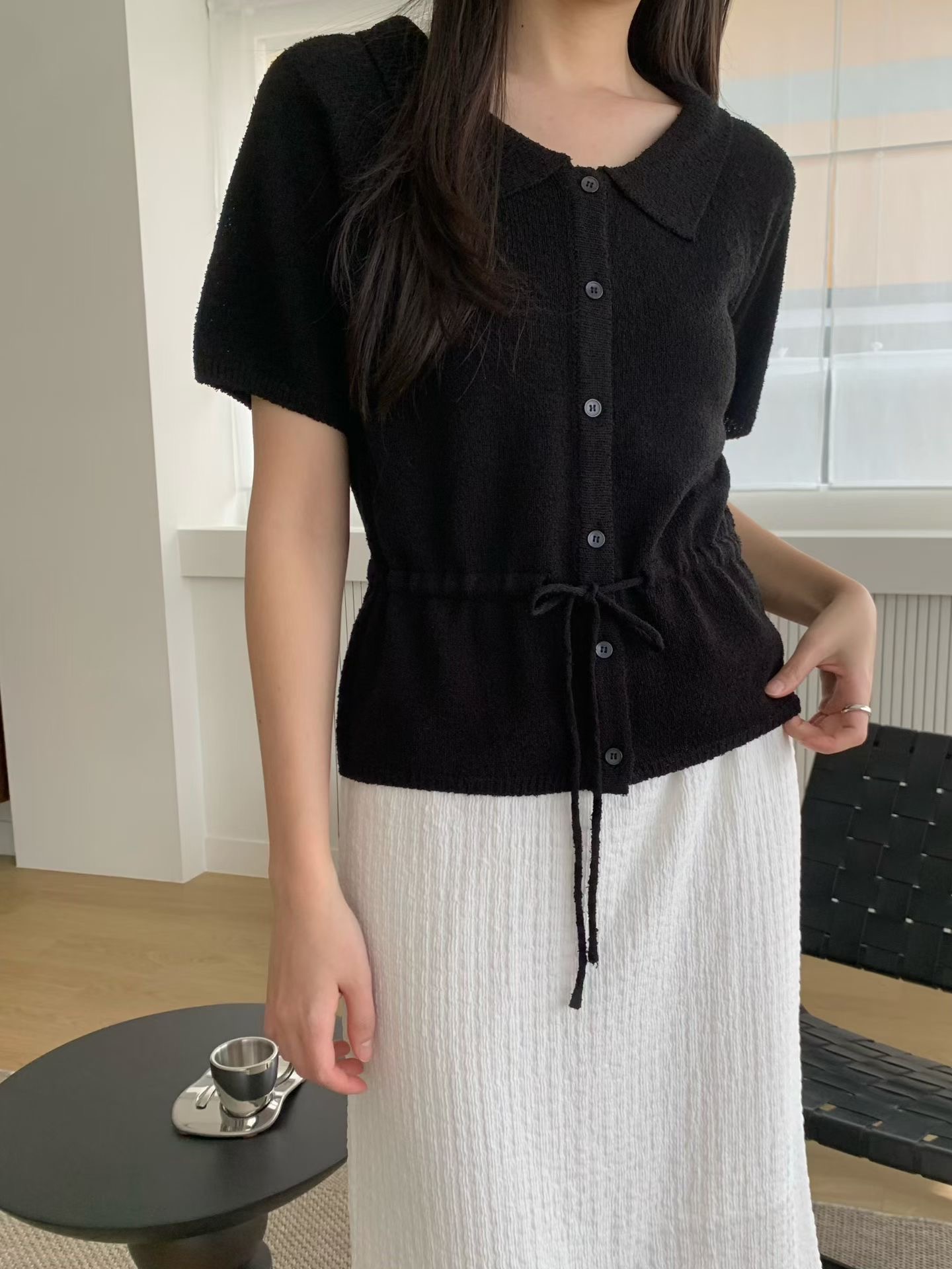 OBOE韓國直郵女士新款休閑26春夏真品人氣熱賣職業針織衫OBOE針織衫圖色3