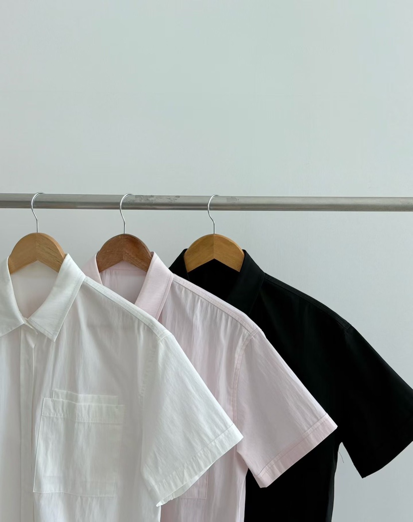 BINUS東大門實拍女裝新品時尚職業真品熱賣襯衫蕾絲衫短款BINUS襯衫/蕾絲衫