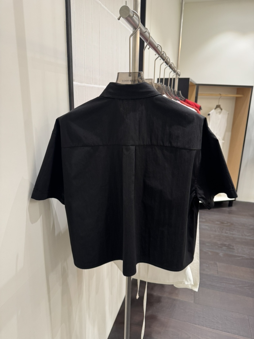 BINUS東大門實拍女裝新品時尚職業真品熱賣襯衫蕾絲衫短款BINUS襯衫/蕾絲衫