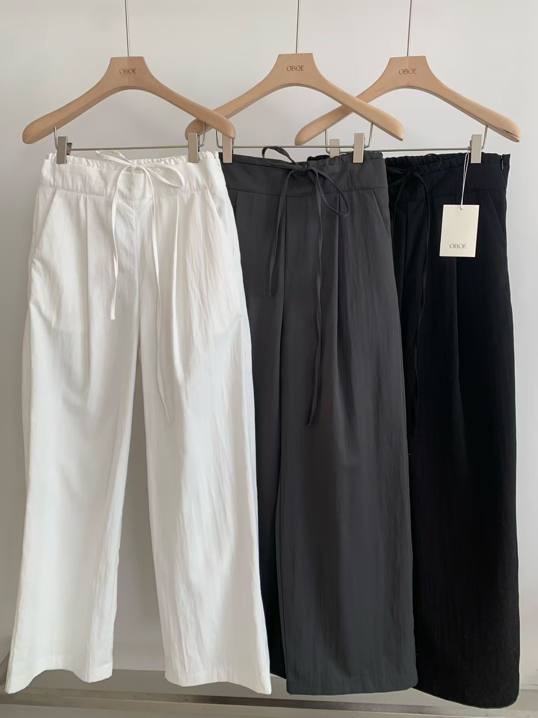 OBOE韓國直郵女裝新款職業人氣真品26春夏休閑熱賣休閑褲OBOE休閑褲