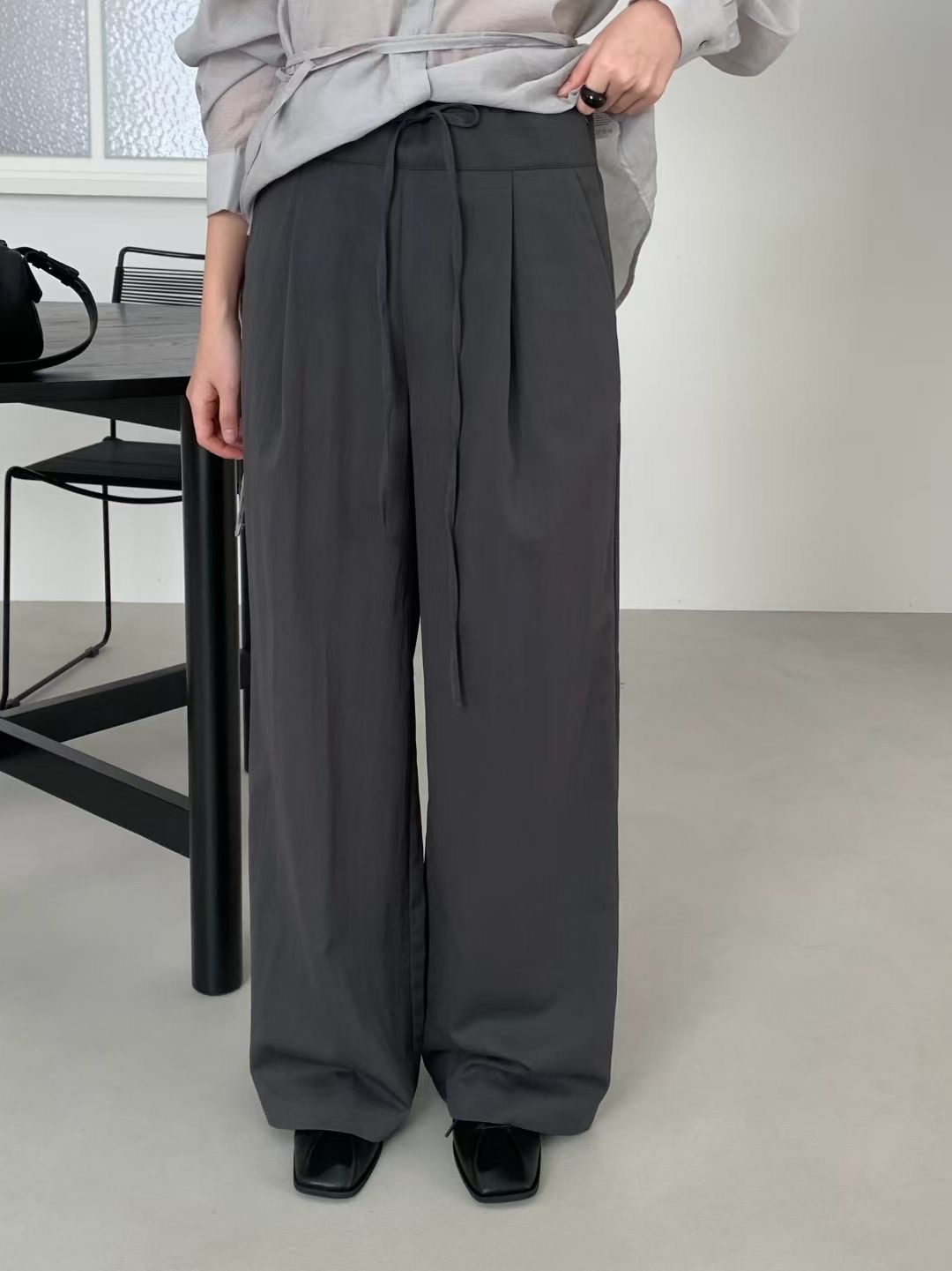 OBOE韓國直郵女裝新款職業人氣真品26春夏休閑熱賣休閑褲OBOE休閑褲圖色1