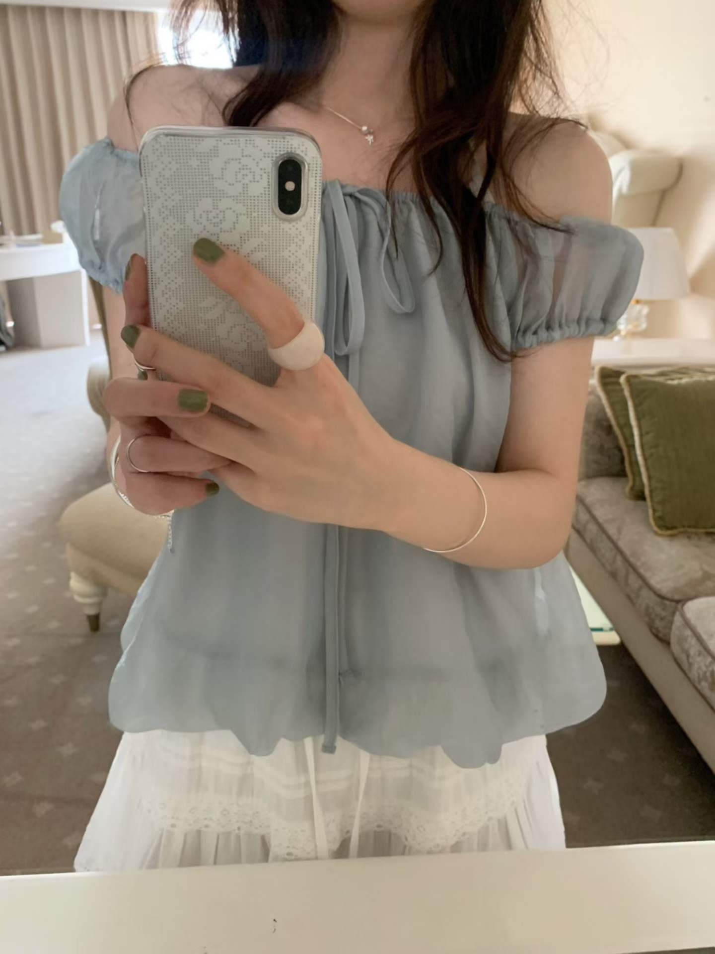 PYT-ot東大門直郵女裝新品人氣推薦真品職業26春夏襯衫蕾絲衫pretty young thing襯衫/蕾絲衫圖色2