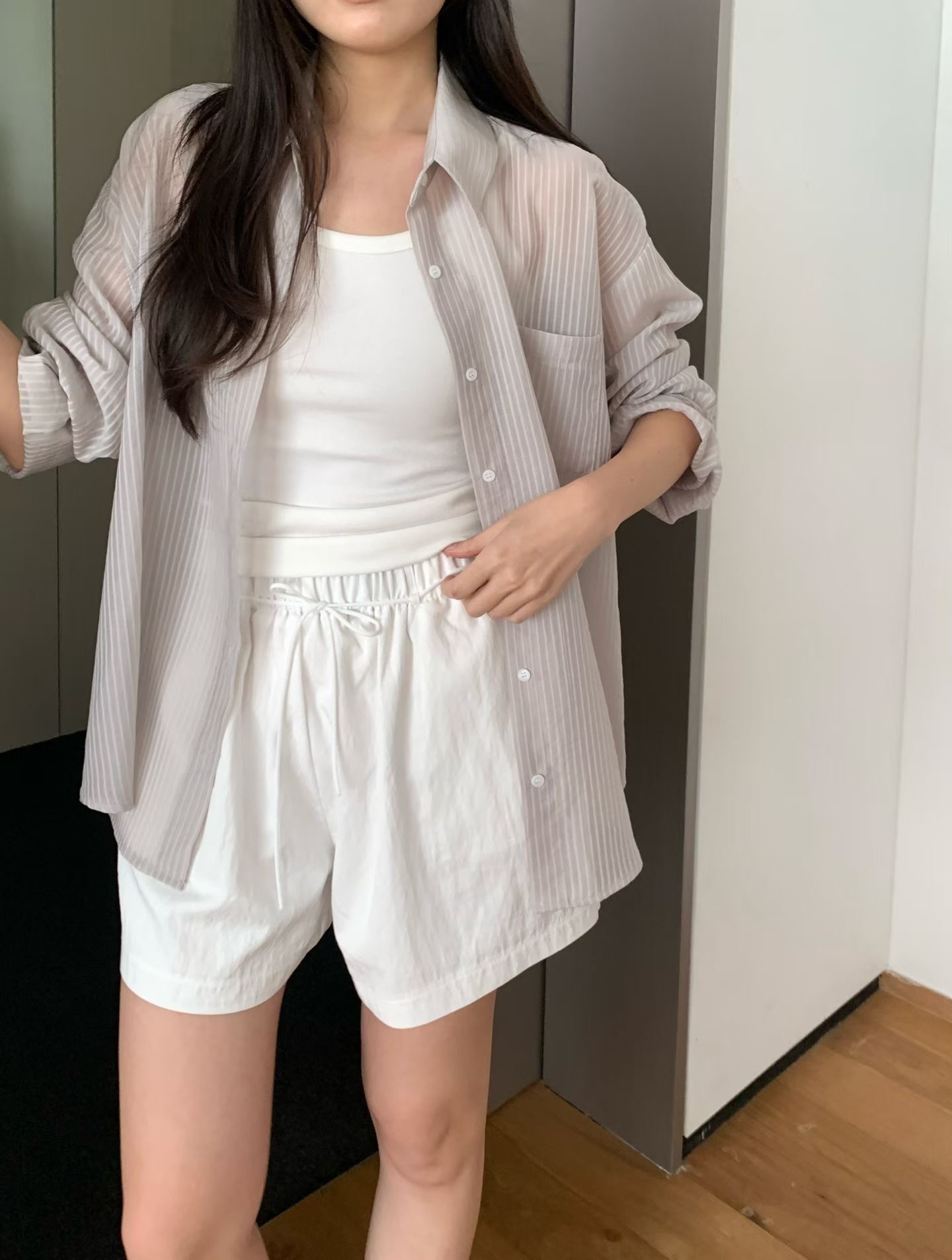 OBOE東大門直郵女士新款真品26春夏人氣襯衫蕾絲衫不含內搭OBOE襯衫/蕾絲衫圖色2