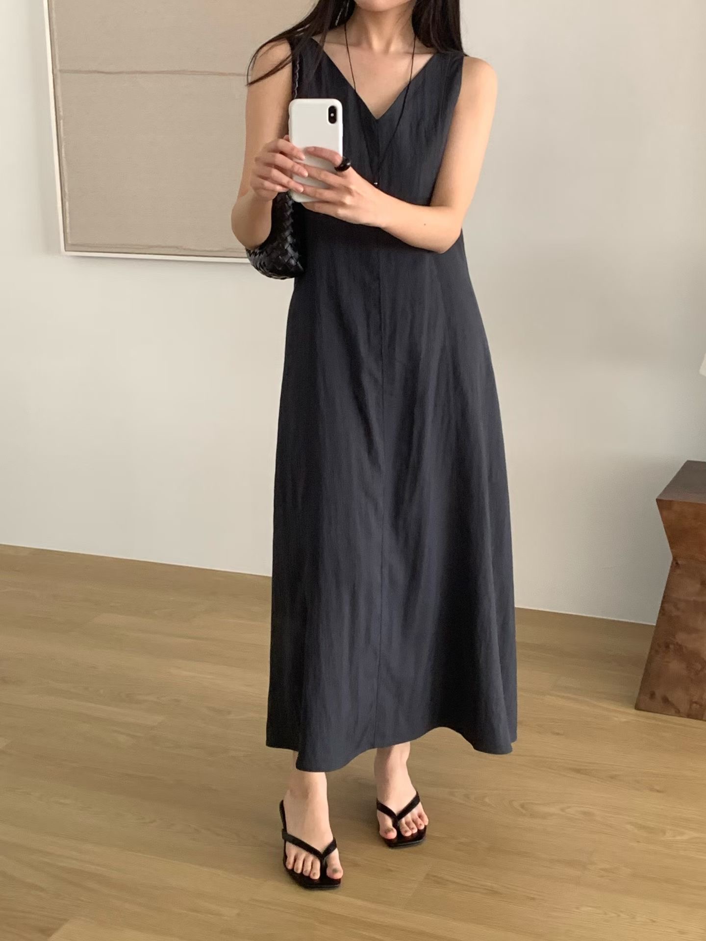 OBOE韓國直郵女士新款熱賣推薦休閑時尚人氣連衣裙不含脖帶OBOE連衣裙圖色2