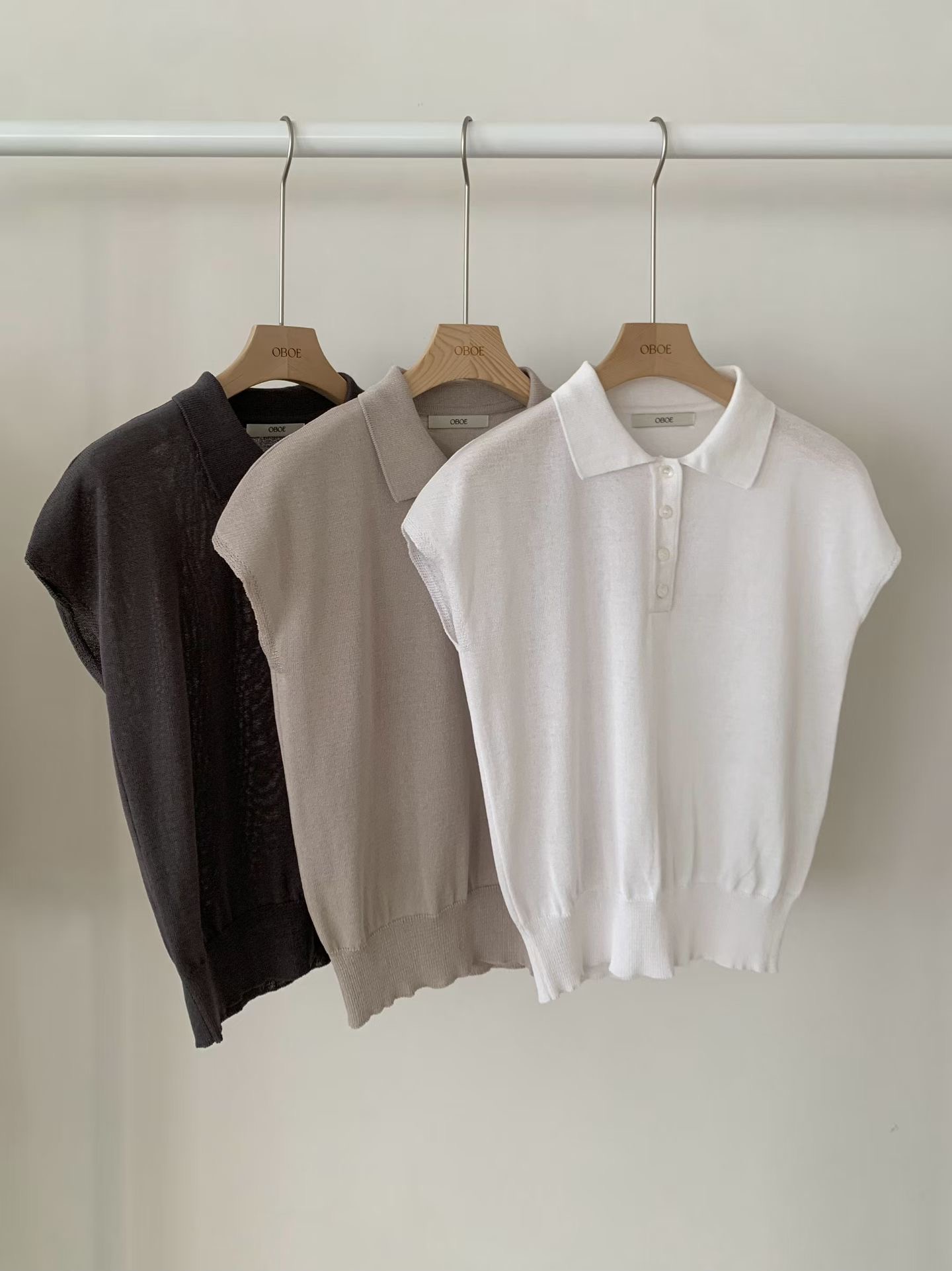 OBOE東大門實拍女裝新款休閑熱賣真品推薦時尚職業針織衫OBOE針織衫