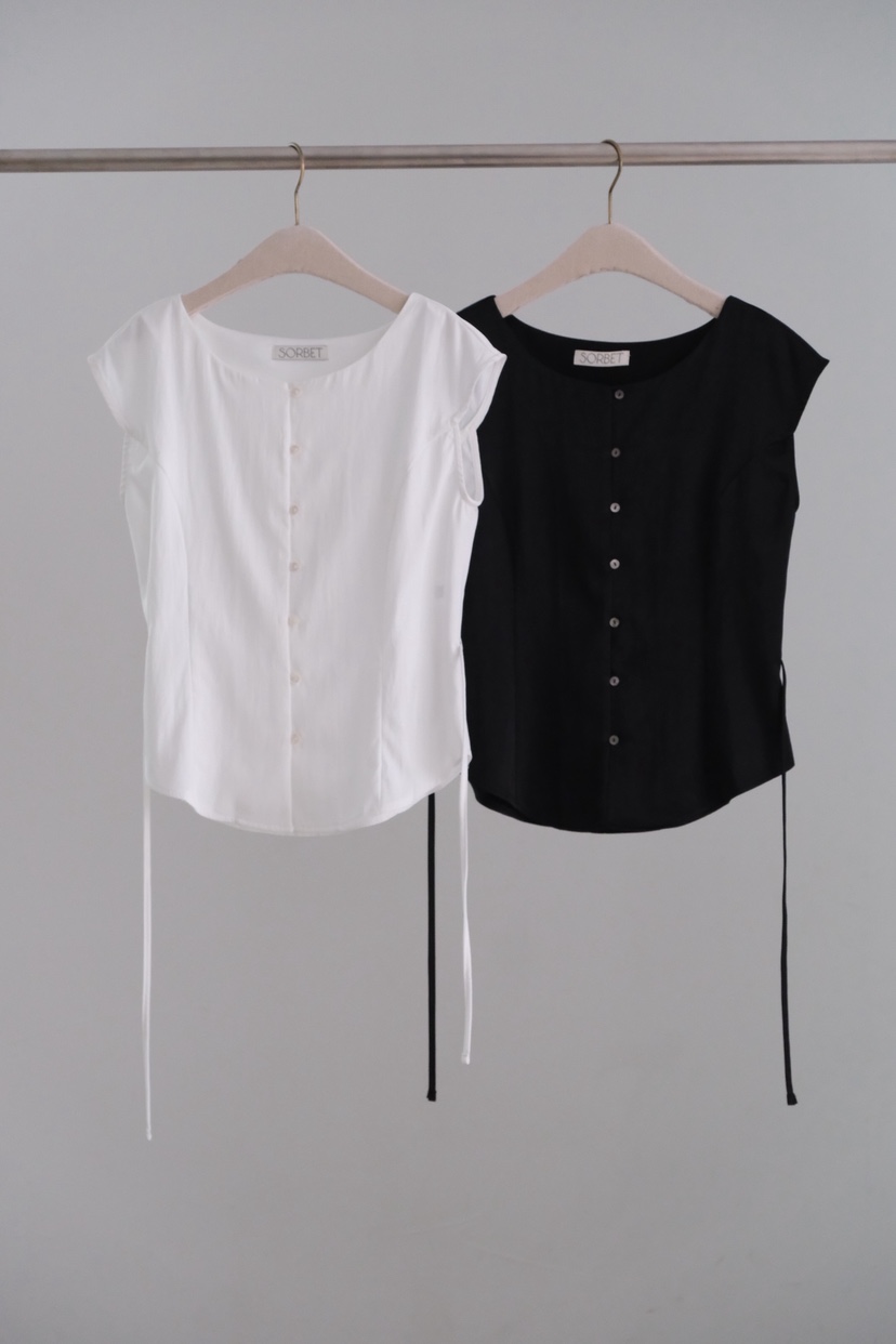 SORBET/FLAT WHITE韓國代購女裝新款時尚真品襯衫蕾絲衫SORBET/FLAT WHITE襯衫/蕾絲衫