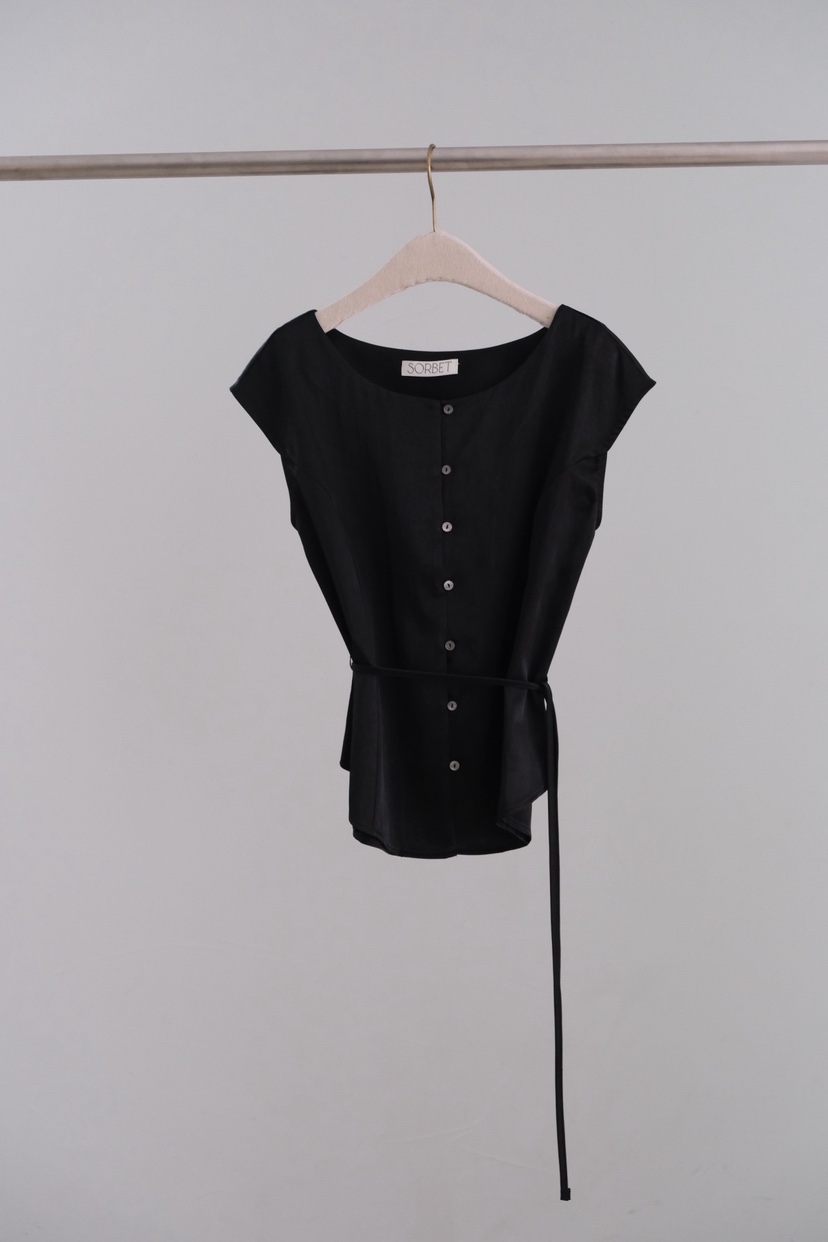 SORBET/FLAT WHITE韓國代購女裝新款時尚真品襯衫蕾絲衫SORBET/FLAT WHITE襯衫/蕾絲衫圖色2