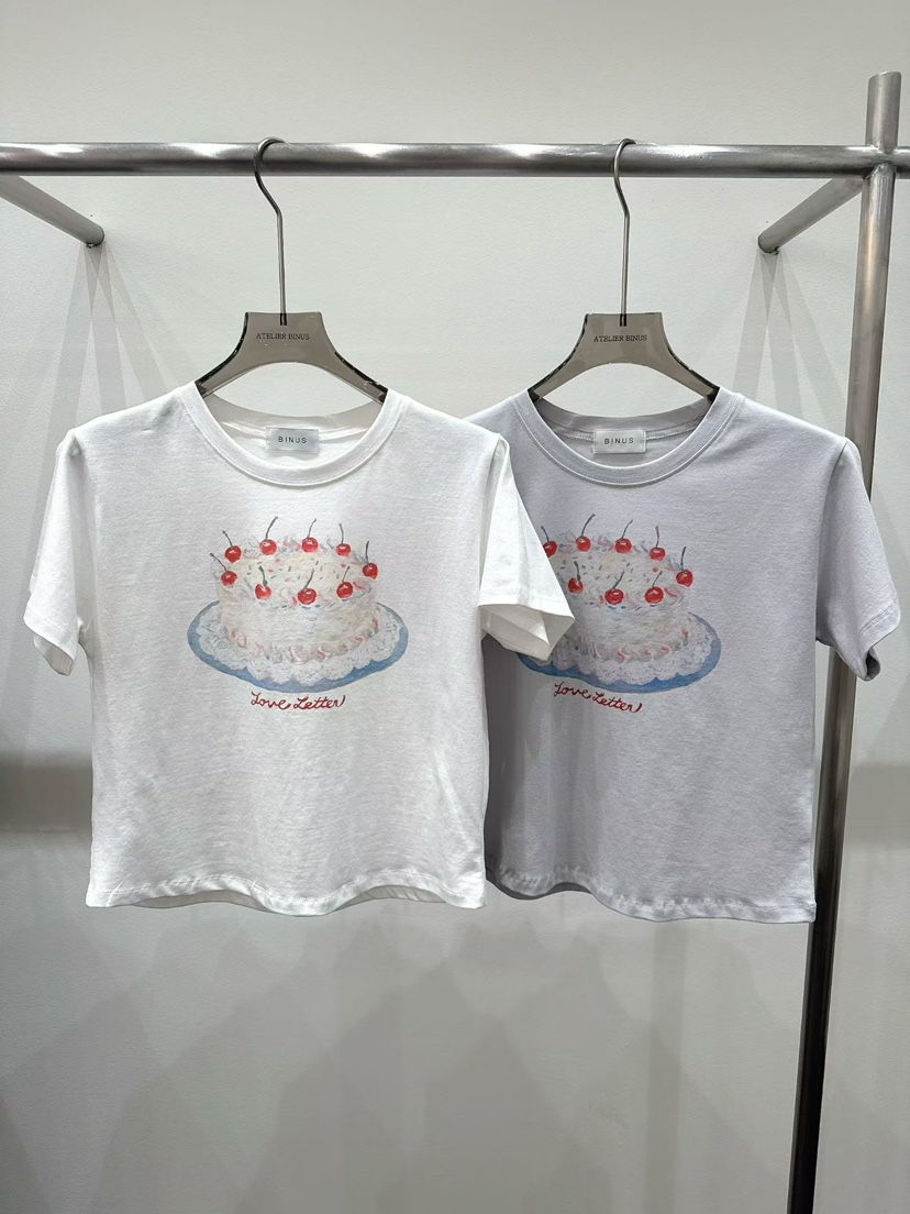 BINUS東大門實拍女裝新品人氣推薦休閑時尚真品職業熱賣T恤BINUST恤