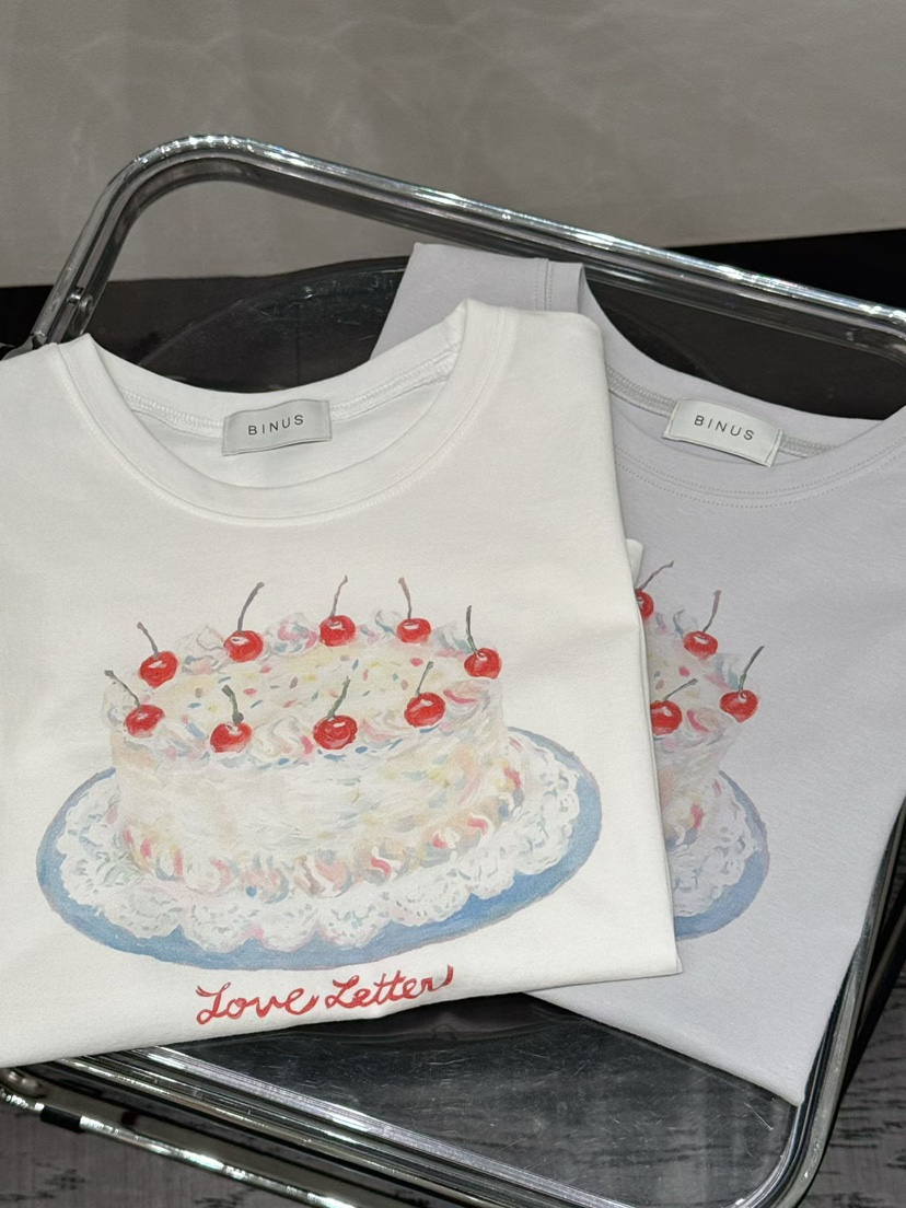 BINUS東大門實拍女裝新品人氣推薦休閑時尚真品職業熱賣T恤BINUST恤