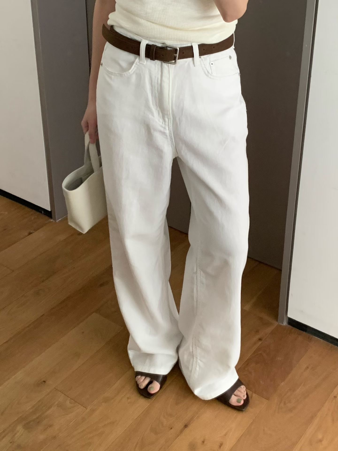 OBOE東大門實拍女裝新款休閑職業26春夏人氣牛仔褲不含腰帶OBOE牛仔褲