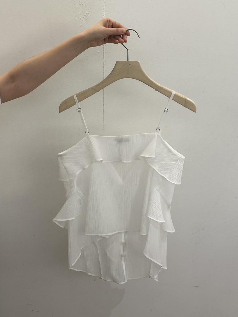 TAUPE東大門直郵女裝新款職業真品休閑推薦吊帶背心荷葉邊TAUPE吊帶/背心