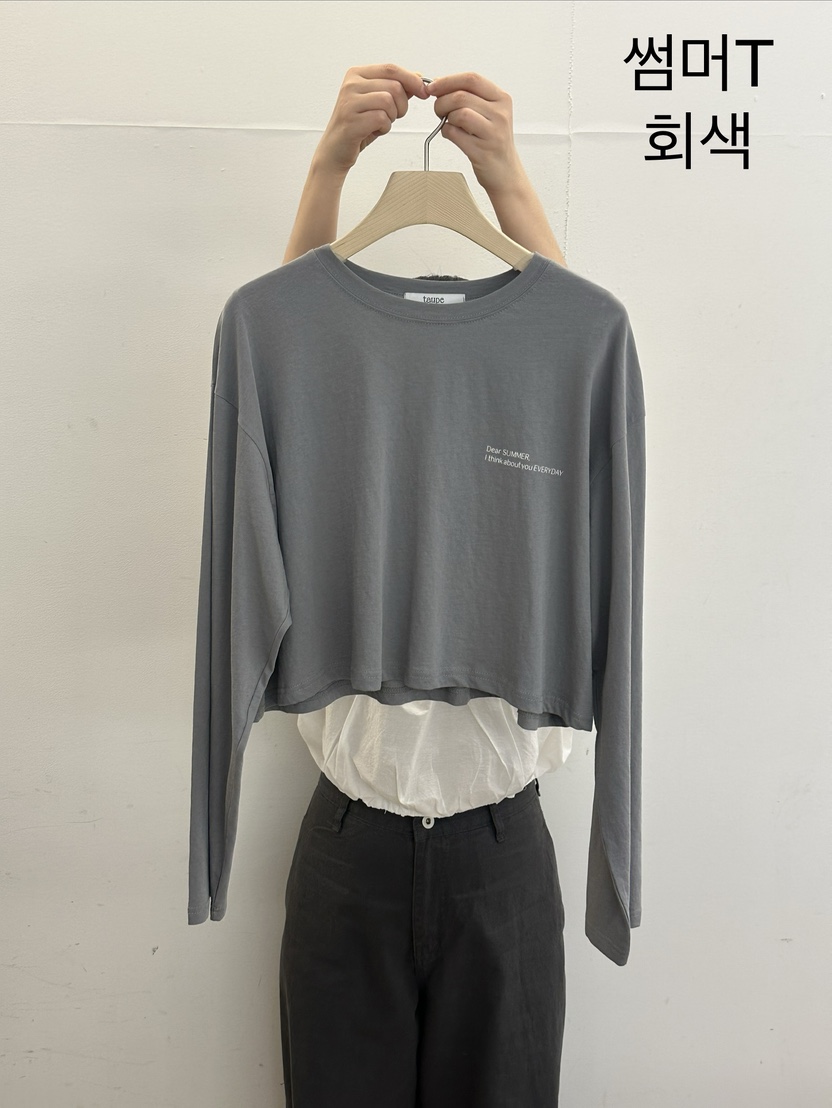 TAUPE東大門代購女裝新款時尚26春夏職業人氣熱賣長袖T恤TAUPE長袖T恤圖色3