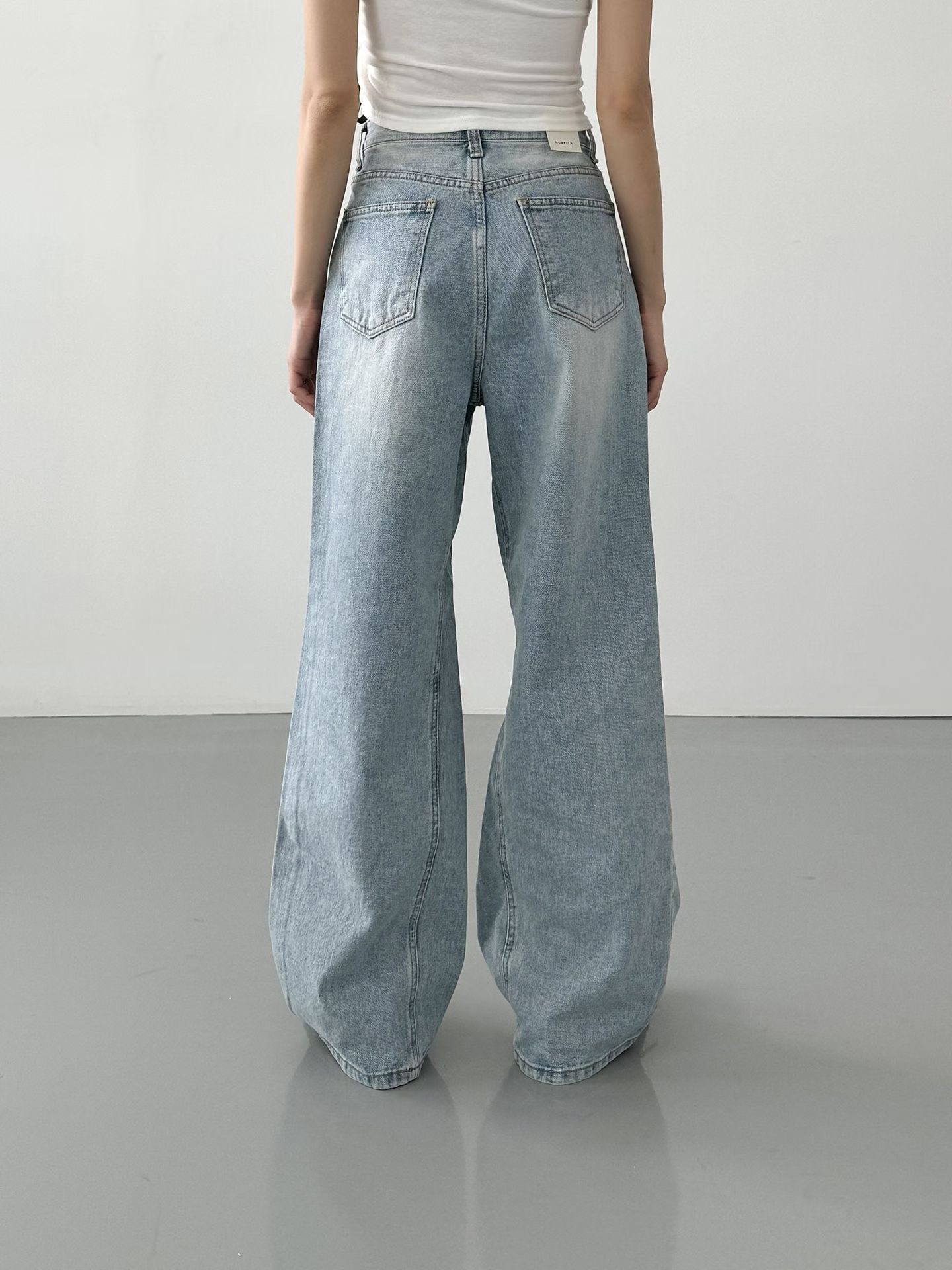 MORPHIN-모르핀-T韓國直郵女裝新款真品推薦休閑牛仔褲MORPHIN-T牛仔褲