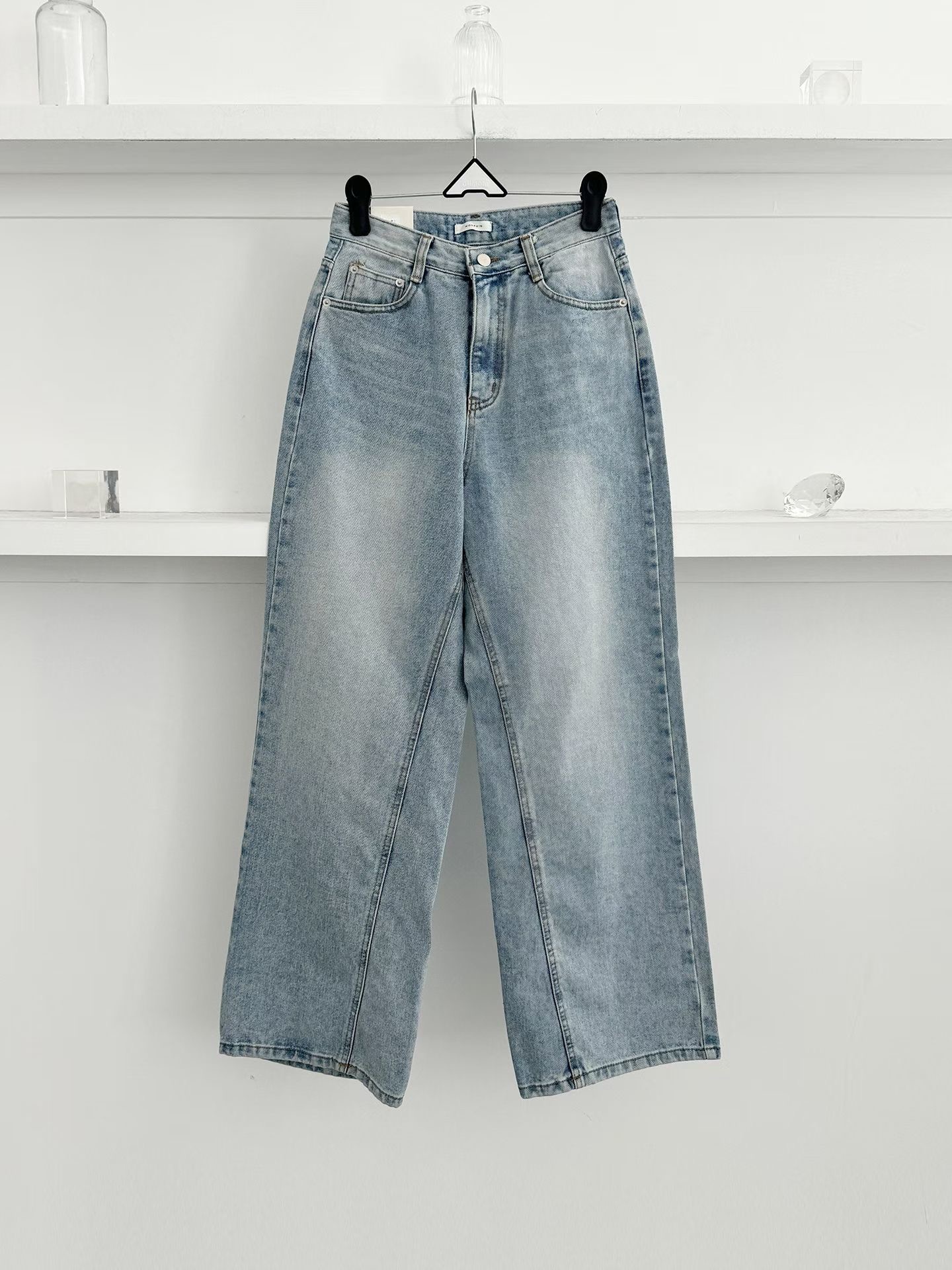 MORPHIN-모르핀-T韓國直郵女裝新款真品推薦休閑牛仔褲MORPHIN-T牛仔褲圖色1