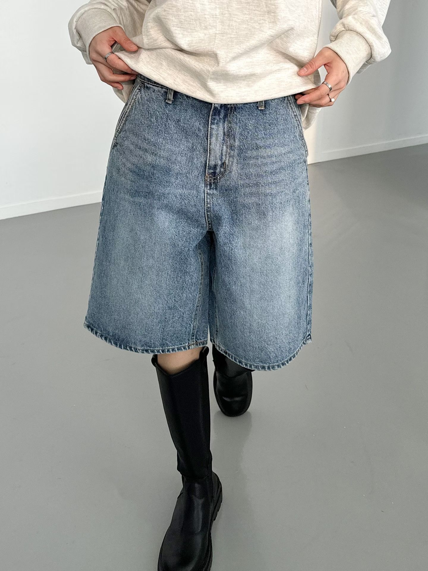 MORPHIN-모르핀-T東大門直郵女裝新品職業真品人氣短褲MORPHIN-T短褲