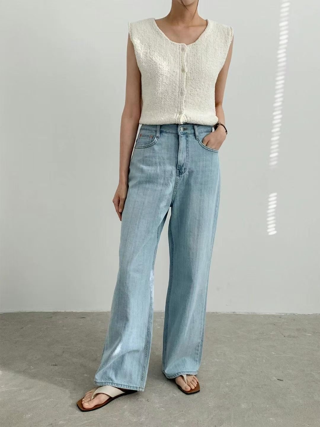 MORPHIN-모르핀-T韓國直郵女士新品人氣職業推薦牛仔褲MORPHIN-T牛仔褲