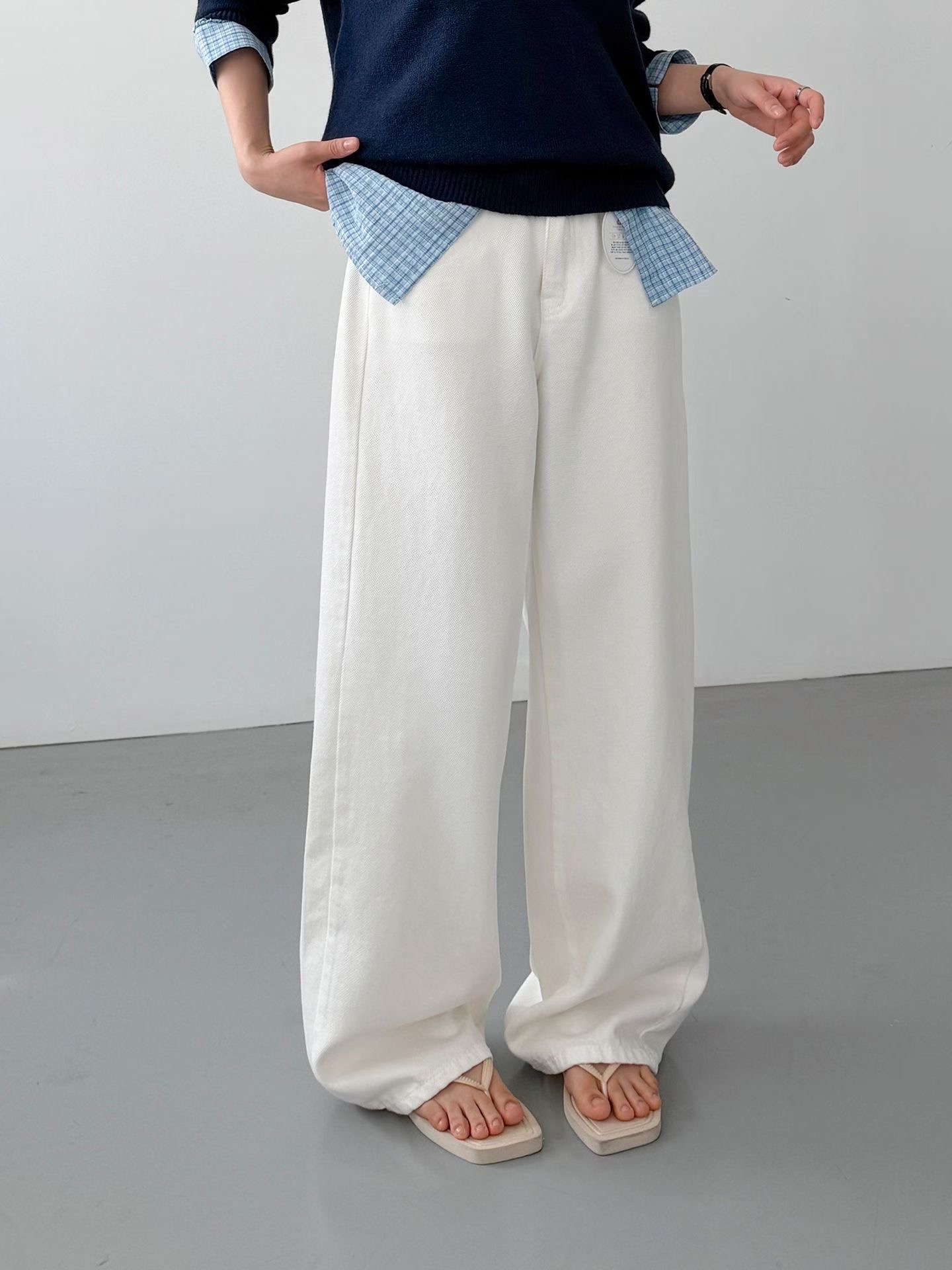 MORPHIN-모르핀-T韓國代購女裝新品26春夏推薦熱賣牛仔褲MORPHIN-T牛仔褲圖色1