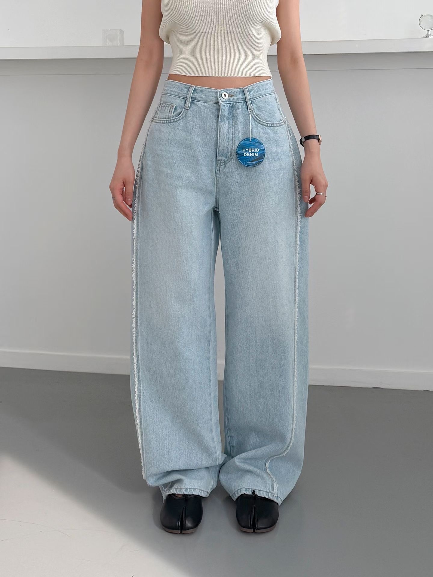 MORPHIN-모르핀-T東大門實拍女裝新品熱賣推薦時尚牛仔褲MORPHIN-T牛仔褲