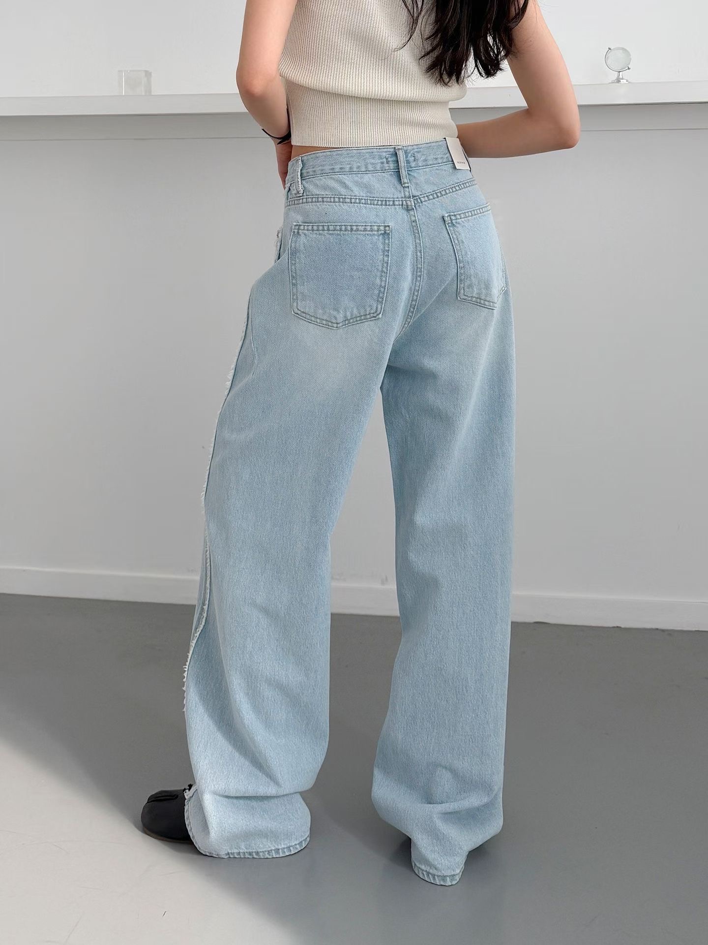 MORPHIN-모르핀-T東大門實拍女裝新品熱賣推薦時尚牛仔褲MORPHIN-T牛仔褲