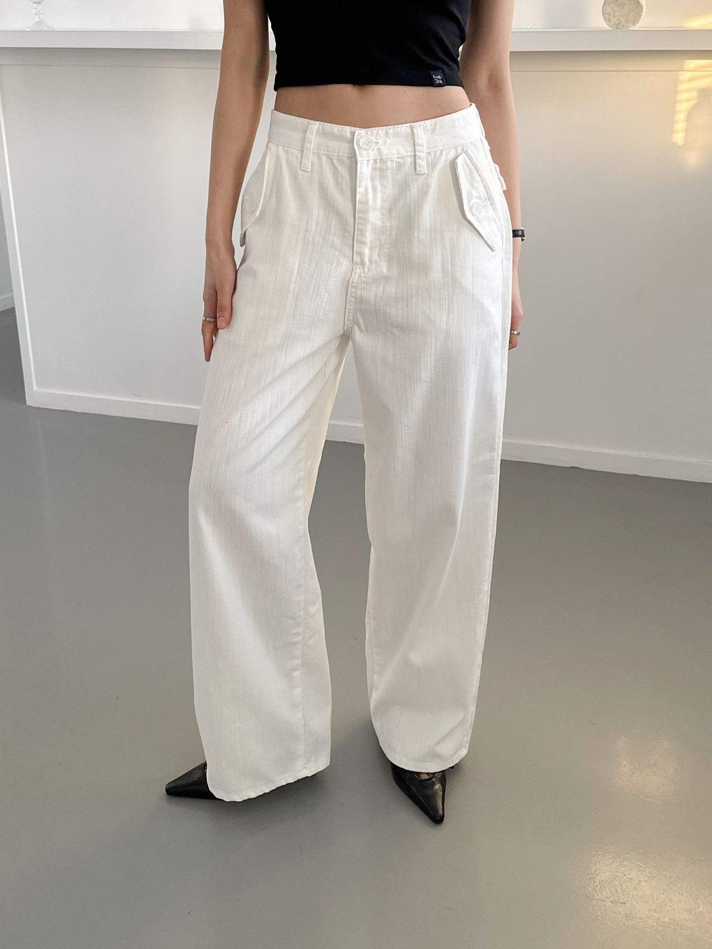 MORPHIN-모르핀-T東大門代購女士新品真品時尚休閑牛仔褲MORPHIN-T牛仔褲圖色1