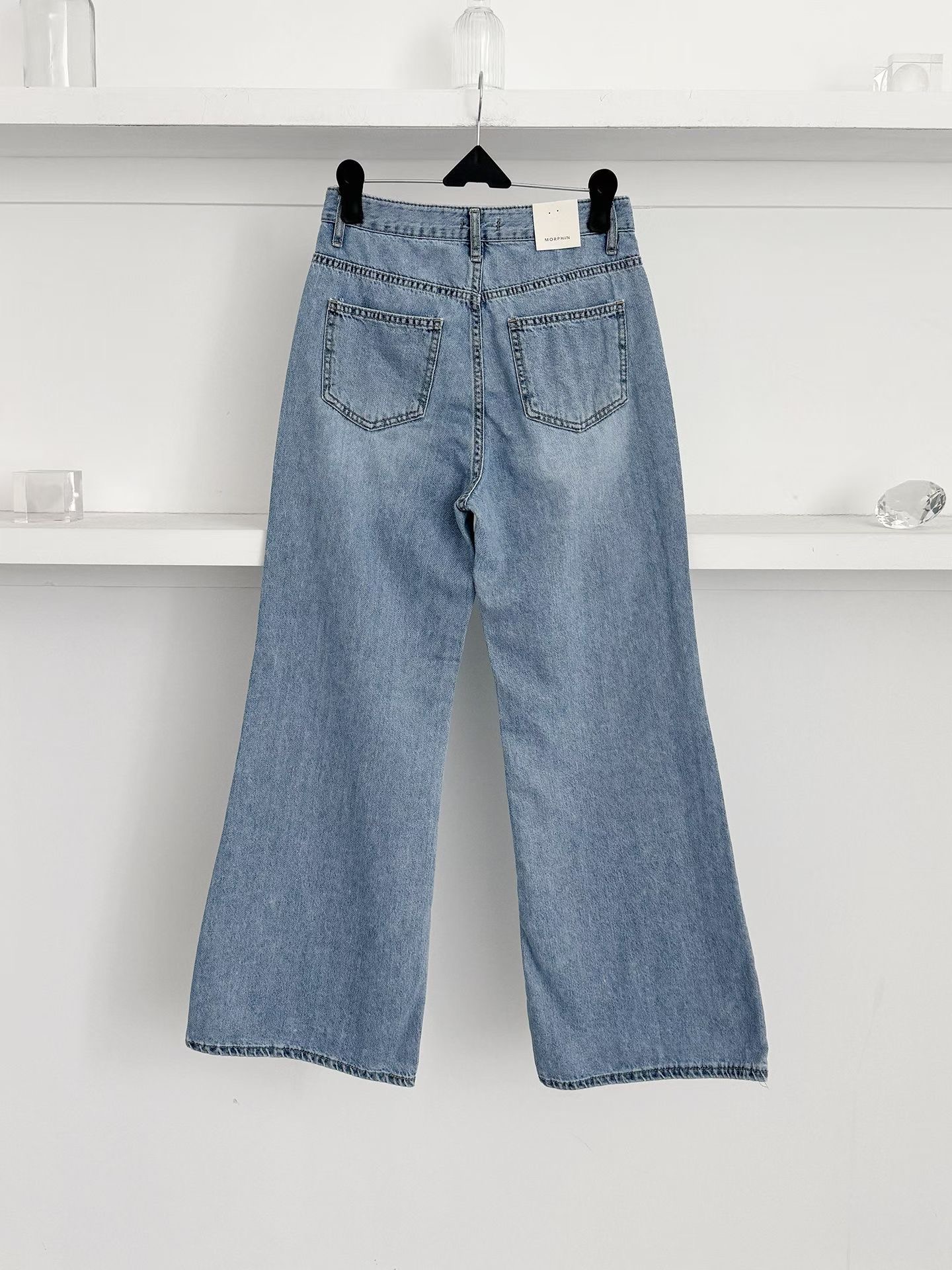 MORPHIN-모르핀-T韓國代購女士新款時尚休閑真品牛仔褲MORPHIN-T牛仔褲