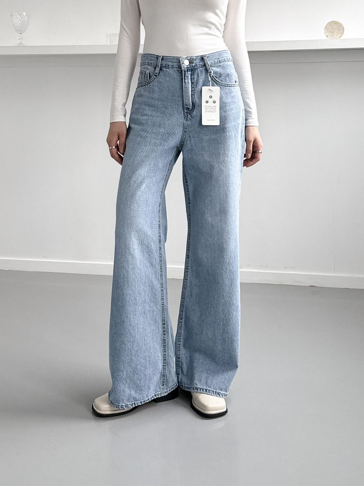 MORPHIN-모르핀-T韓國代購女士新款時尚休閑真品牛仔褲MORPHIN-T牛仔褲