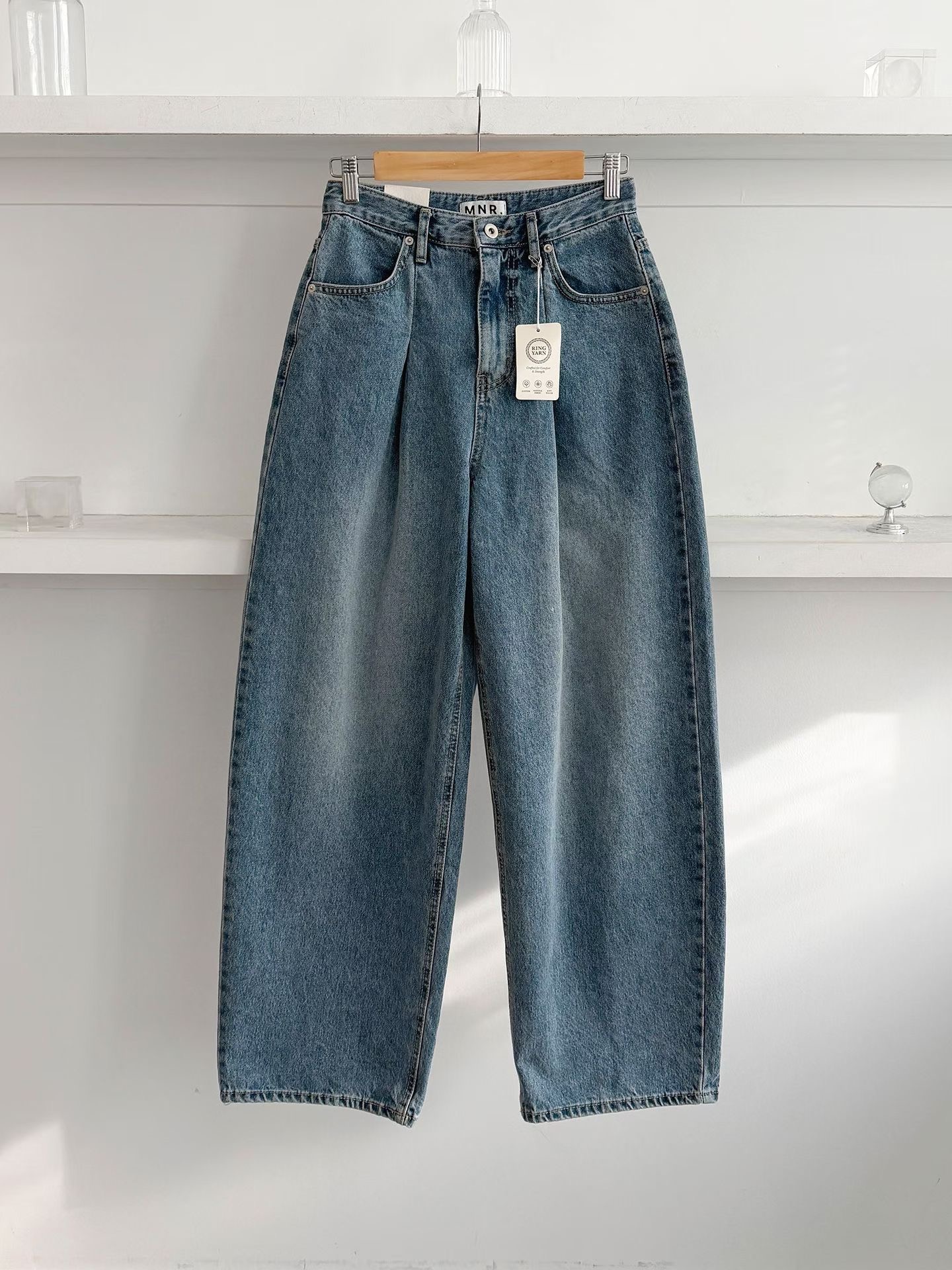 MORPHIN-모르핀-T東大門代購女裝新品休閑熱賣推薦牛仔褲MORPHIN-T牛仔褲圖色1