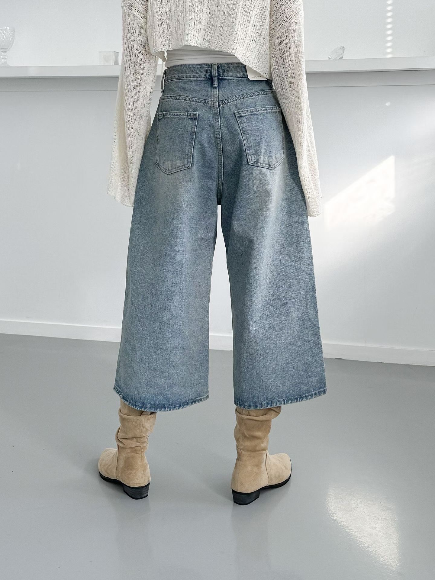 MORPHIN-모르핀-T東大門代購女裝新款人氣推薦熱賣牛仔褲MORPHIN-T牛仔褲