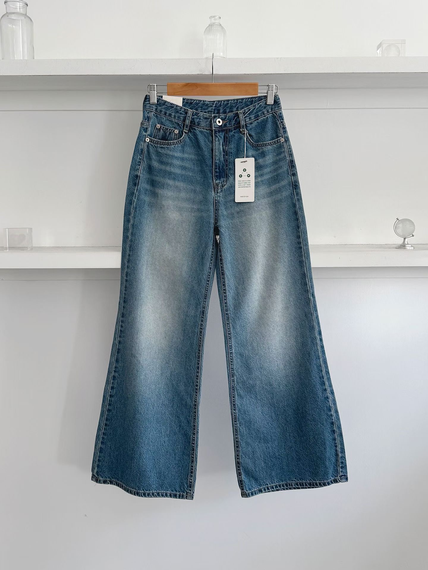 MORPHIN-모르핀-T東大門實拍女士新款真品推薦休閑牛仔褲MORPHIN-T牛仔褲圖色1