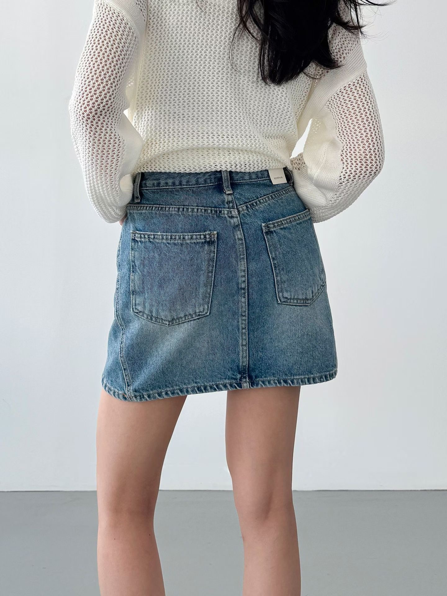 MORPHIN-모르핀-T東大門代購女士新款推薦熱賣休閑短裙MORPHIN-T短裙