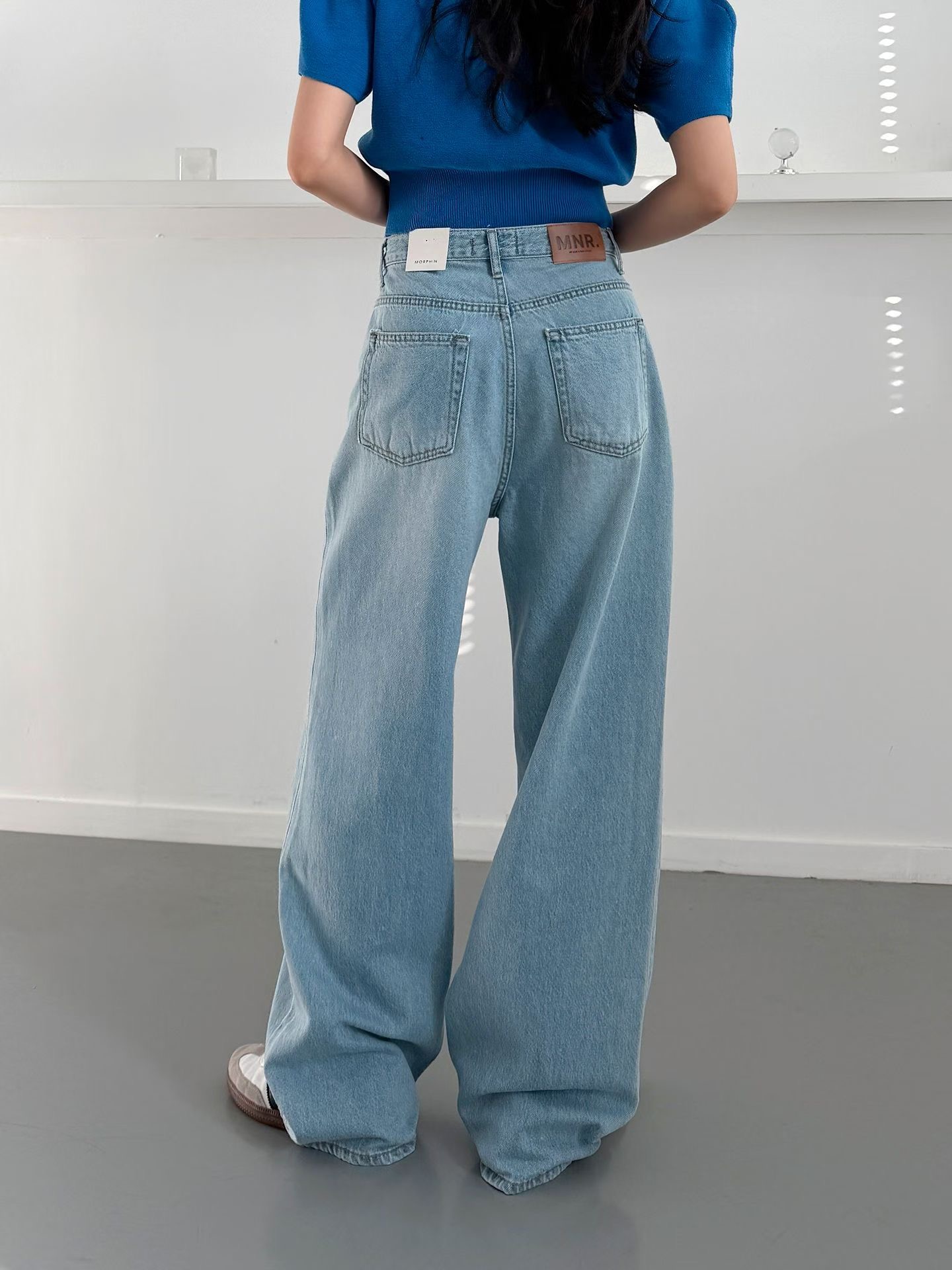 MORPHIN-모르핀-T東大門直郵女裝新品熱賣真品人氣牛仔褲MORPHIN-T牛仔褲