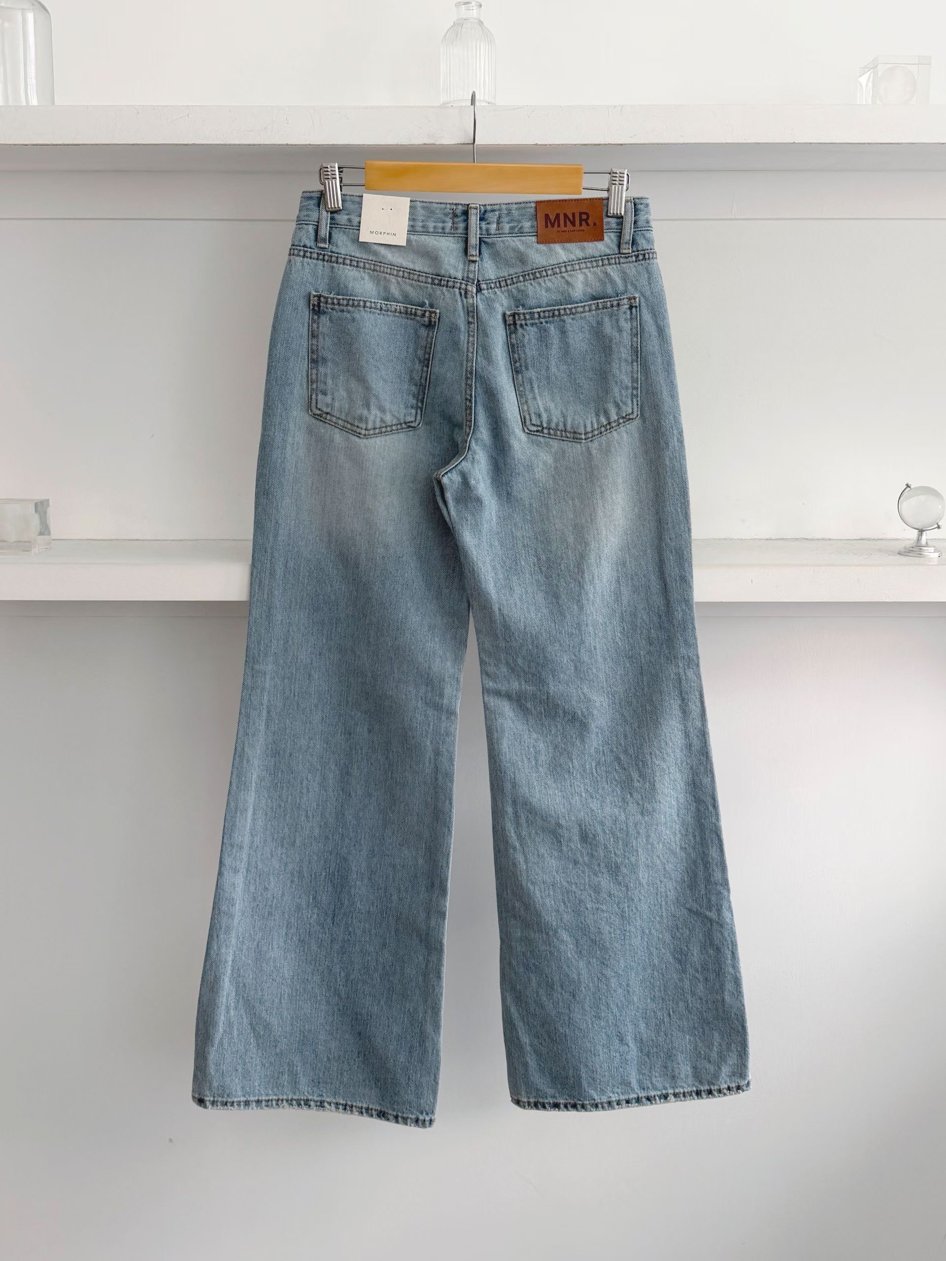 MORPHIN-모르핀-T東大門實拍女士新款職業熱賣時尚牛仔褲MORPHIN-T牛仔褲