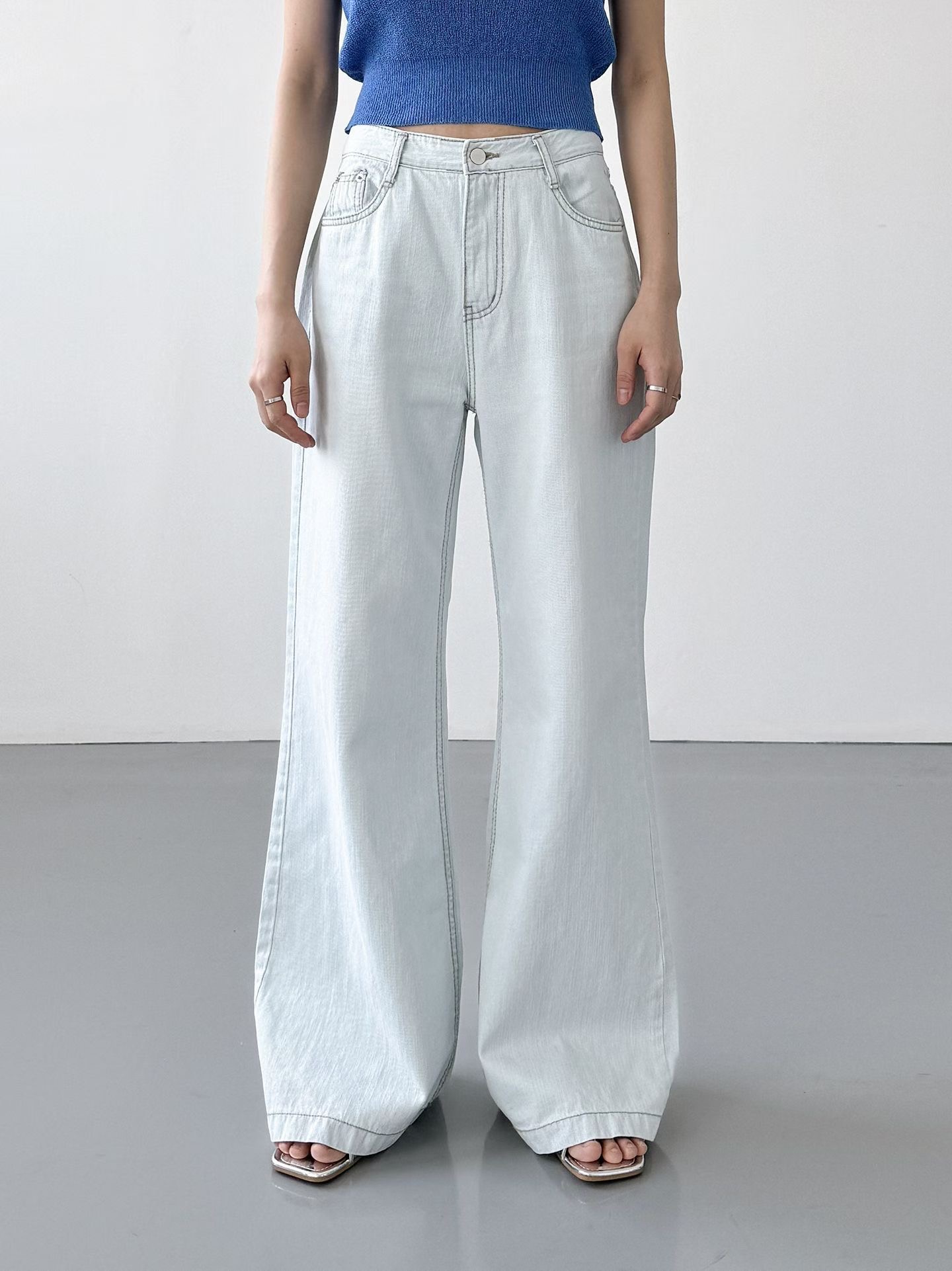 MORPHIN-모르핀-T韓國直郵女士新款推薦人氣職業牛仔褲MORPHIN-T牛仔褲圖色1