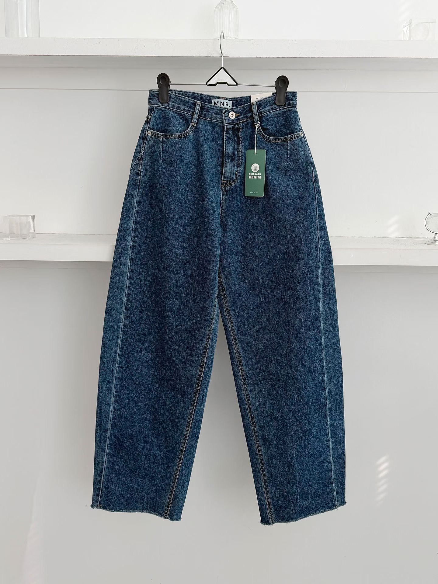 MORPHIN-모르핀-T東大門實拍女裝新款26春夏職業牛仔褲MORPHIN-T牛仔褲圖色1