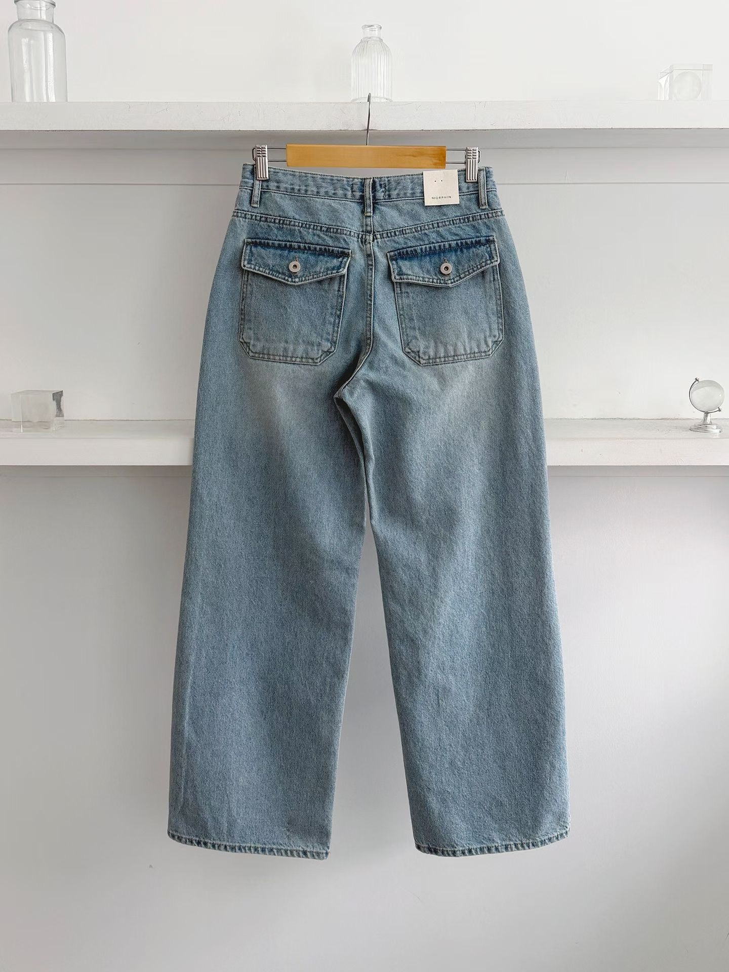 MORPHIN-모르핀-T東大門代購女士新款職業推薦熱賣牛仔褲MORPHIN-T牛仔褲