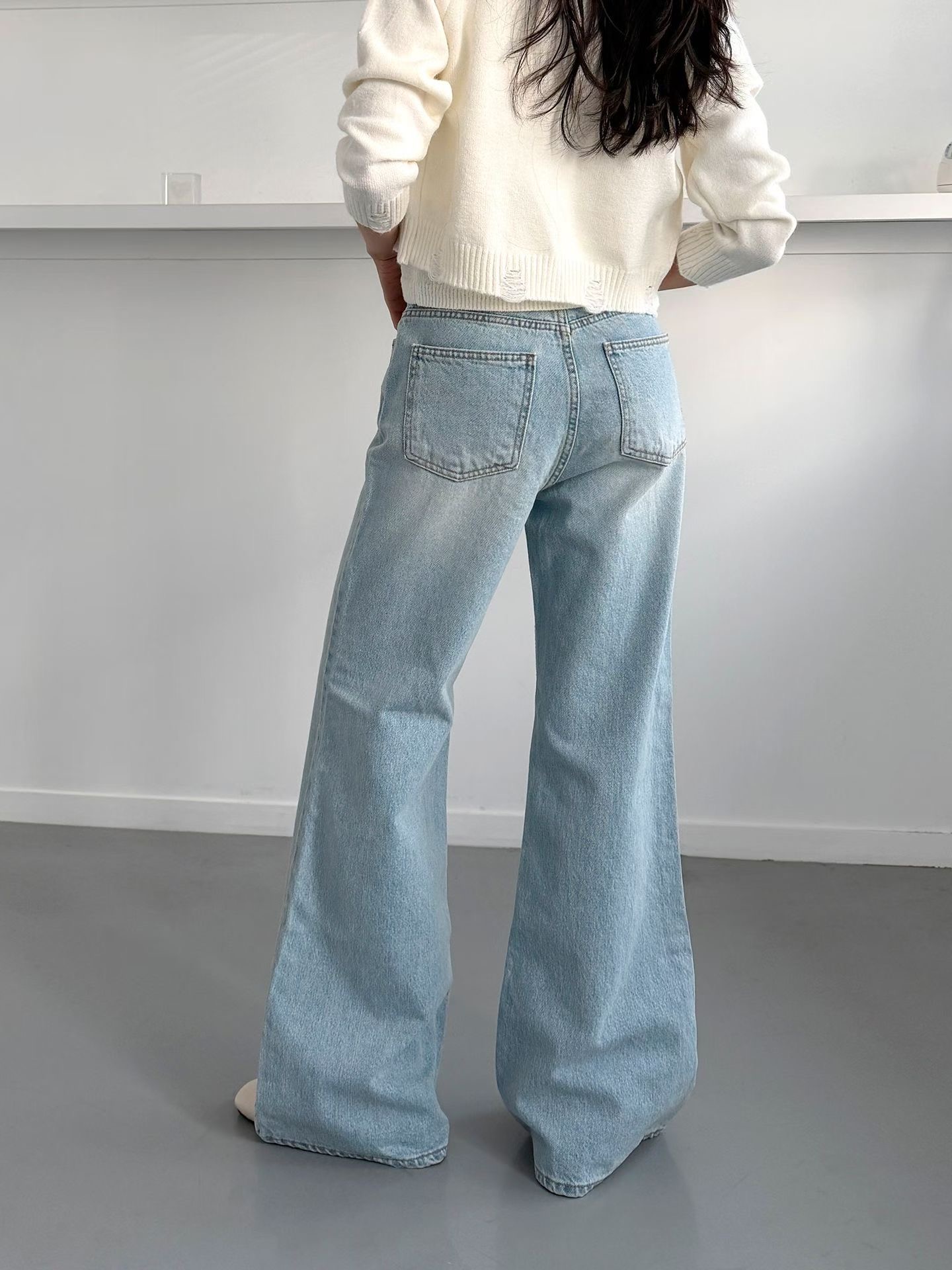 MORPHIN-모르핀-T東大門實拍女士新款真品休閑時尚牛仔褲MORPHIN-T牛仔褲