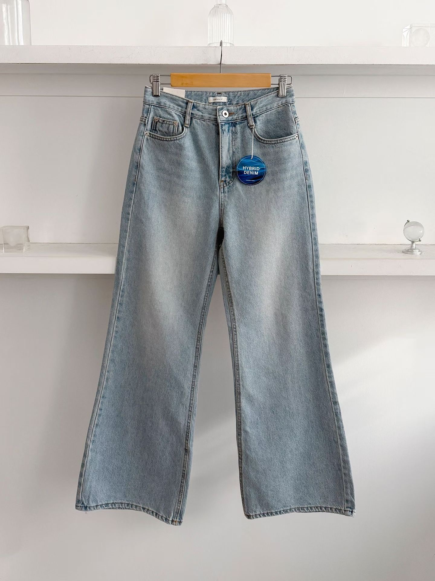 MORPHIN-모르핀-T東大門實拍女士新款真品休閑時尚牛仔褲MORPHIN-T牛仔褲圖色1