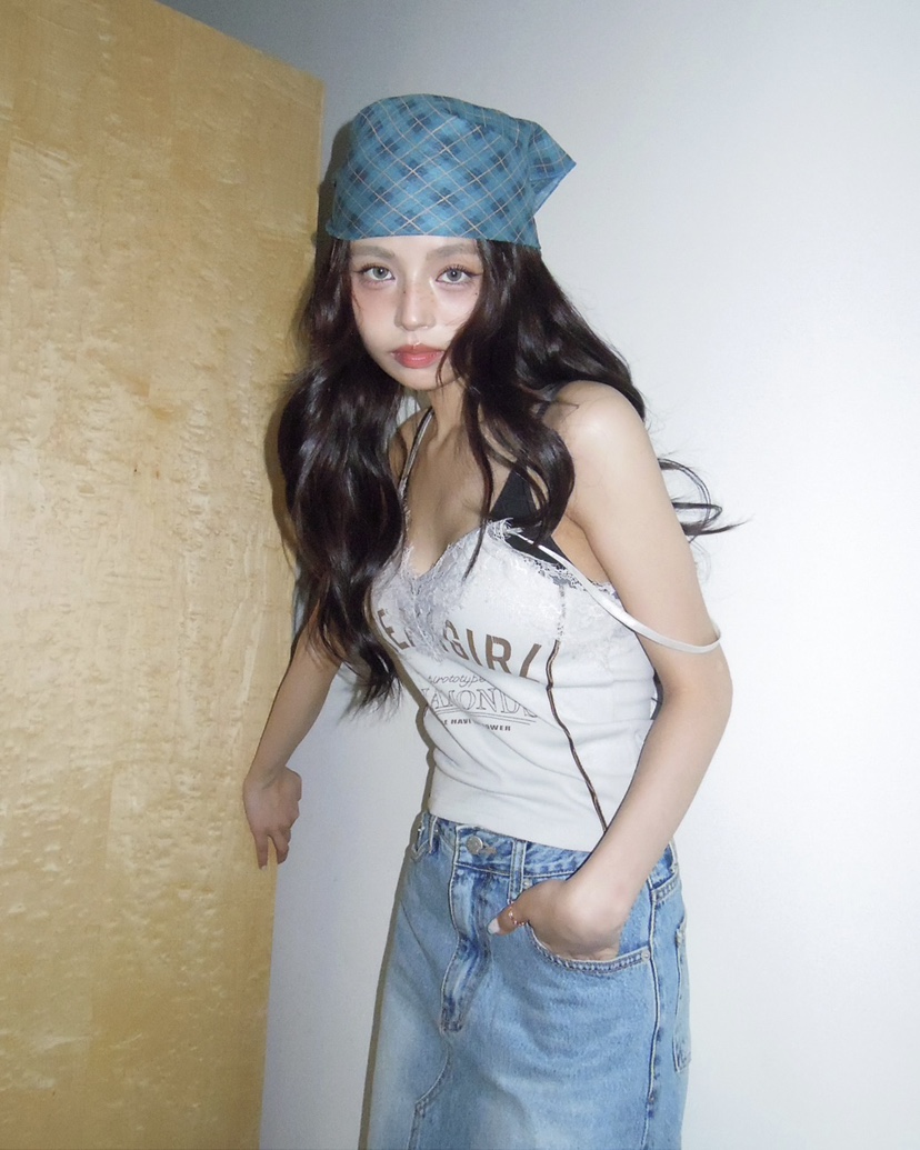 LIVE AID-P韓國代購女裝新款休閑推薦人氣26春夏吊帶背心LIVE AID-P吊帶/背心