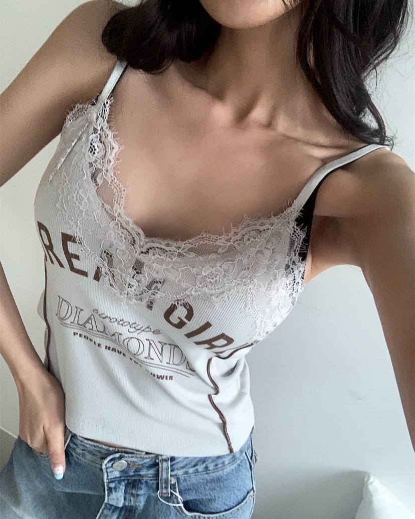 LIVE AID-P韓國代購女裝新款休閑推薦人氣26春夏吊帶背心LIVE AID-P吊帶/背心