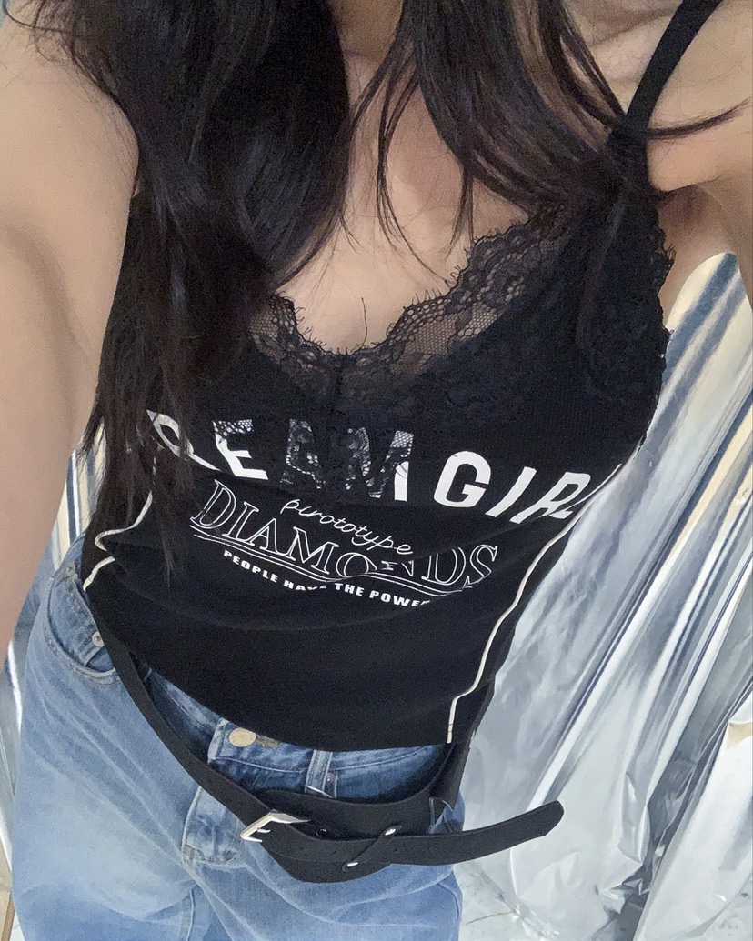 LIVE AID-P韓國代購女裝新款休閑推薦人氣26春夏吊帶背心LIVE AID-P吊帶/背心