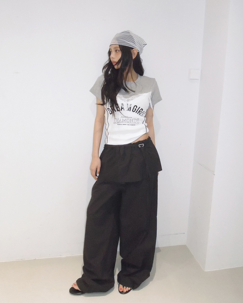 LIVE AID-P韓國代購女裝新款休閑推薦人氣26春夏吊帶背心LIVE AID-P吊帶/背心