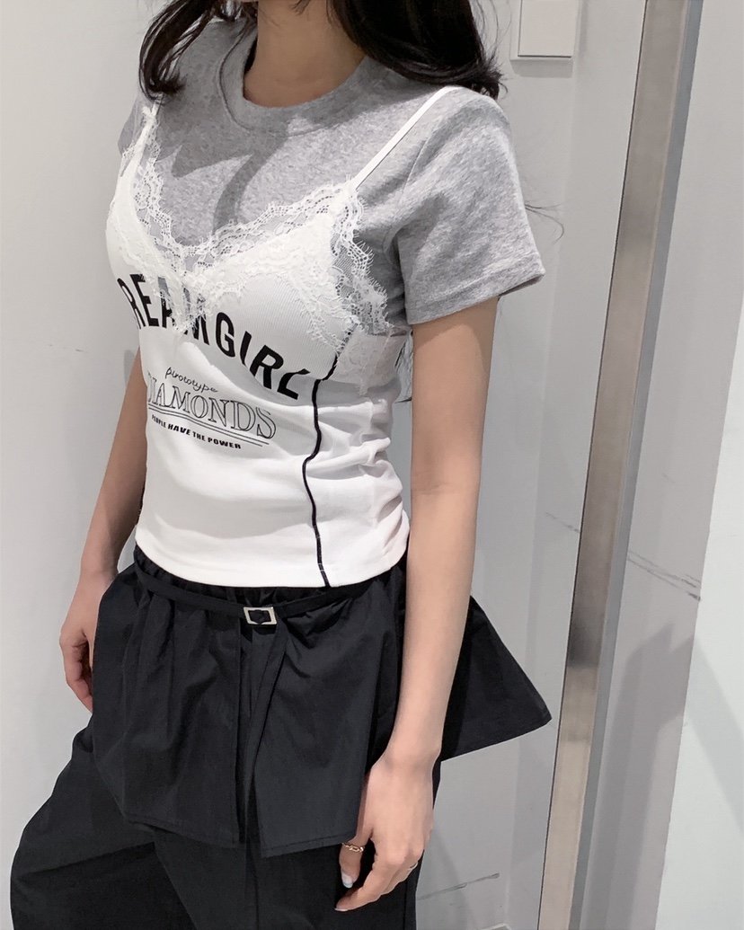 LIVE AID-P韓國代購女裝新款休閑推薦人氣26春夏吊帶背心LIVE AID-P吊帶/背心