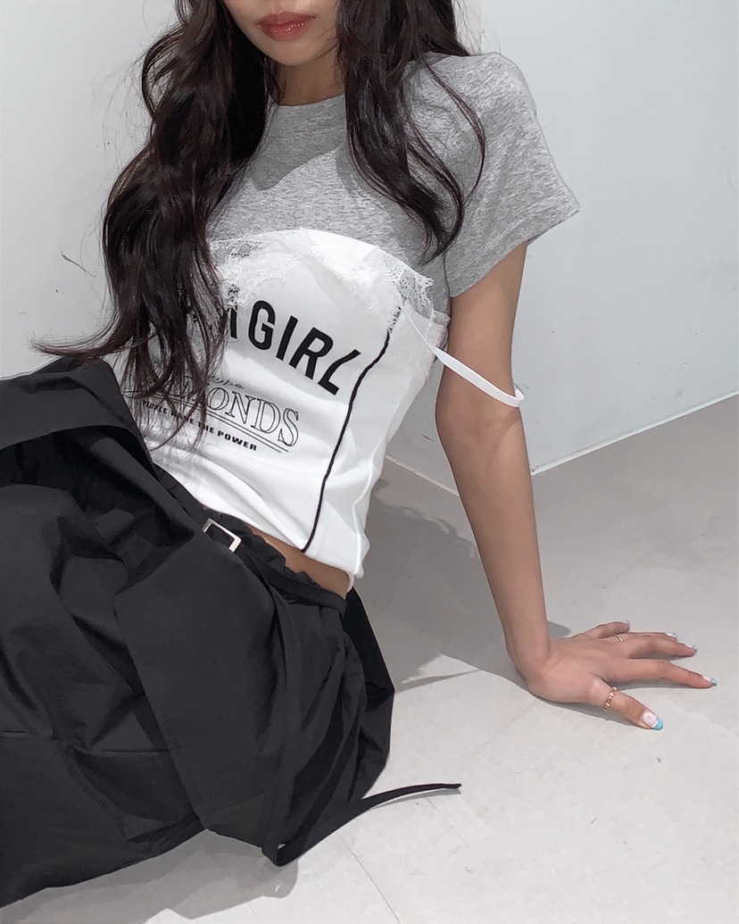 LIVE AID-P韓國代購女裝新款休閑推薦人氣26春夏吊帶背心LIVE AID-P吊帶/背心