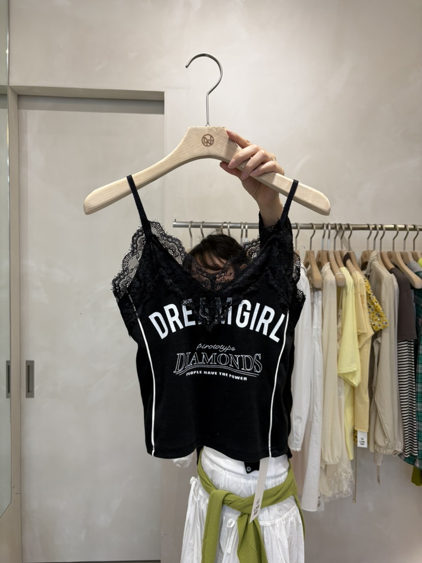 LIVE AID-P韓國代購女裝新款休閑推薦人氣26春夏吊帶背心LIVE AID-P吊帶/背心圖色2