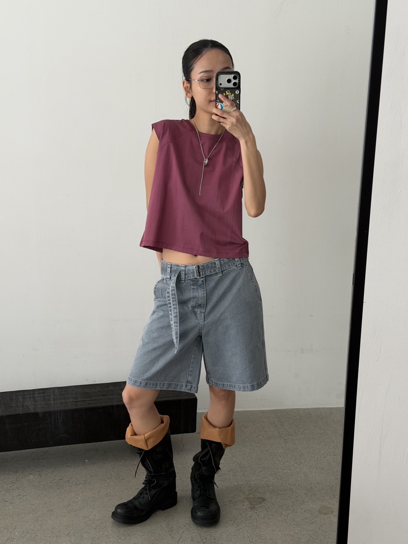 KARE/WEREPIECE韓國直郵實拍女裝新款時尚熱賣短褲含腰帶KARE/WEREPIECE短褲