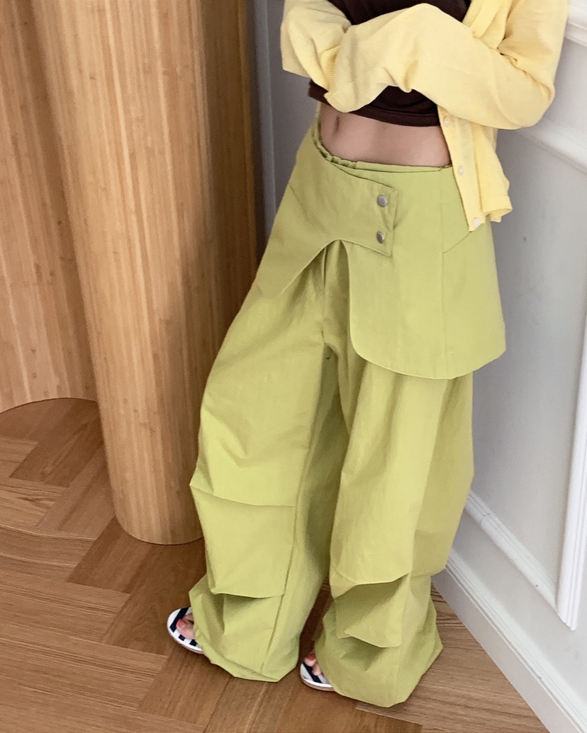 LIVE AID-P韓國直郵女士新品休閑推薦26春夏人氣職業裙褲LIVE AID-P裙褲