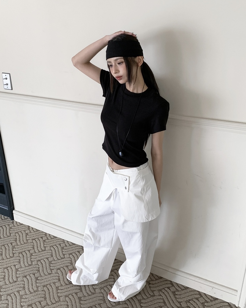 LIVE AID-P韓國直郵女士新品休閑推薦26春夏人氣職業裙褲LIVE AID-P裙褲